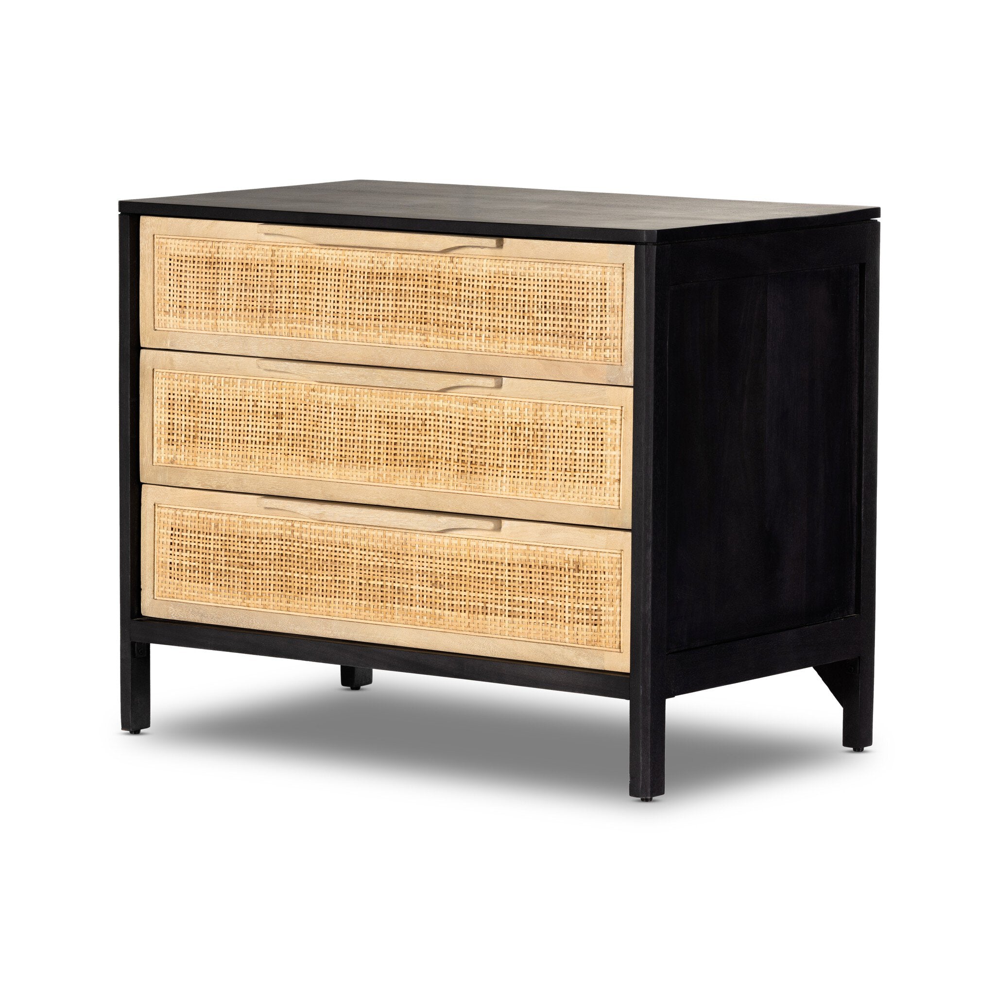 Sydney Large Nightstand Nightstands -Four Hands- Black Wash with Natural Cane , Black Friday Sale -Four Hands- Furniture Sale, Old Bones Co, Mid Century Furniture Sale, Four Hands Furniture, Black Friday Sale Sydney Large Nightstand,Gus Sale, Perigold Sydney Large Nightstand Nightstands Black Friday Sale , Perigold Sale Sydney Large Nightstand,Sydney Large Nightstand Lulu and Georgia, Burke Decor Sale Sydney Large Nightstand, www.oldbonesco.com