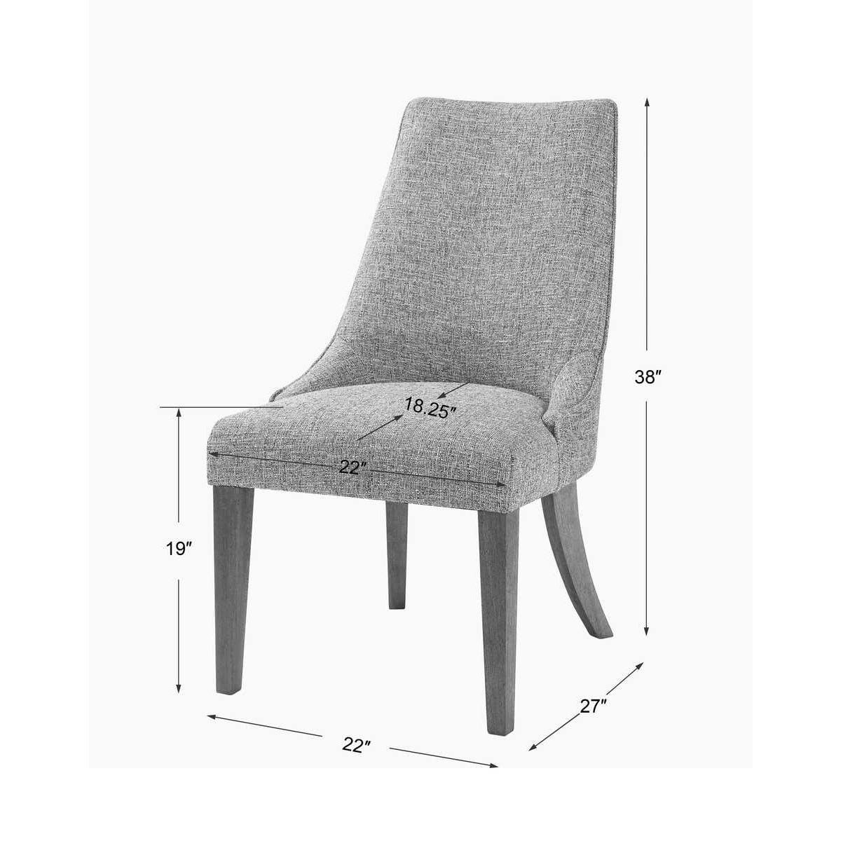 Uttermost Daxton Earth Tone Armless Chair