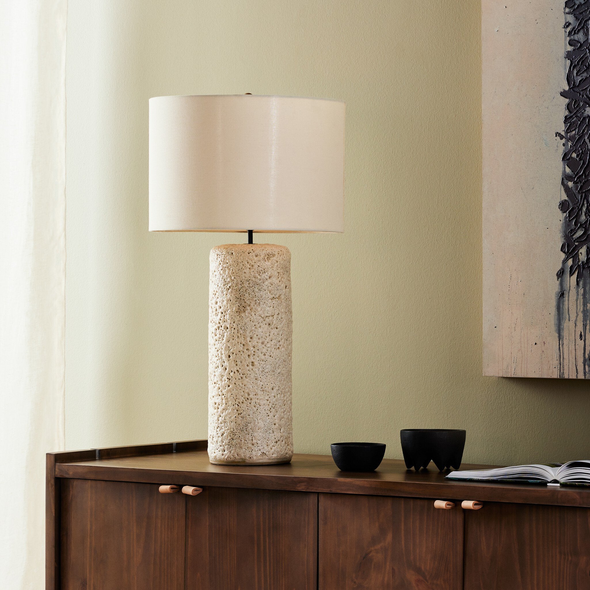 Ozer Table Lamp - Reactive White Glaze Table Lamps Four Hands     Table Lamps,https://www.oldbonesco.com,Mid Century Furniture, Furniture Sale, Old Bones Co, Mid Century Sale, Four Hands Furniture, Sale,Gus, Sale,Perigold Ozer Table Lamp - Reactive White Glaze Table Lamps Sale, Perigold Sale Ozer Table Lamp - Reactive White Glaze,Ozer Table Lamp - Reactive White Glaze Lulu and Georgia,Burke Decor Sale Ozer Table Lamp - Reactive White Glaze, open box furniture,Open Box Ozer Table Lamp - Reactive White Glaze