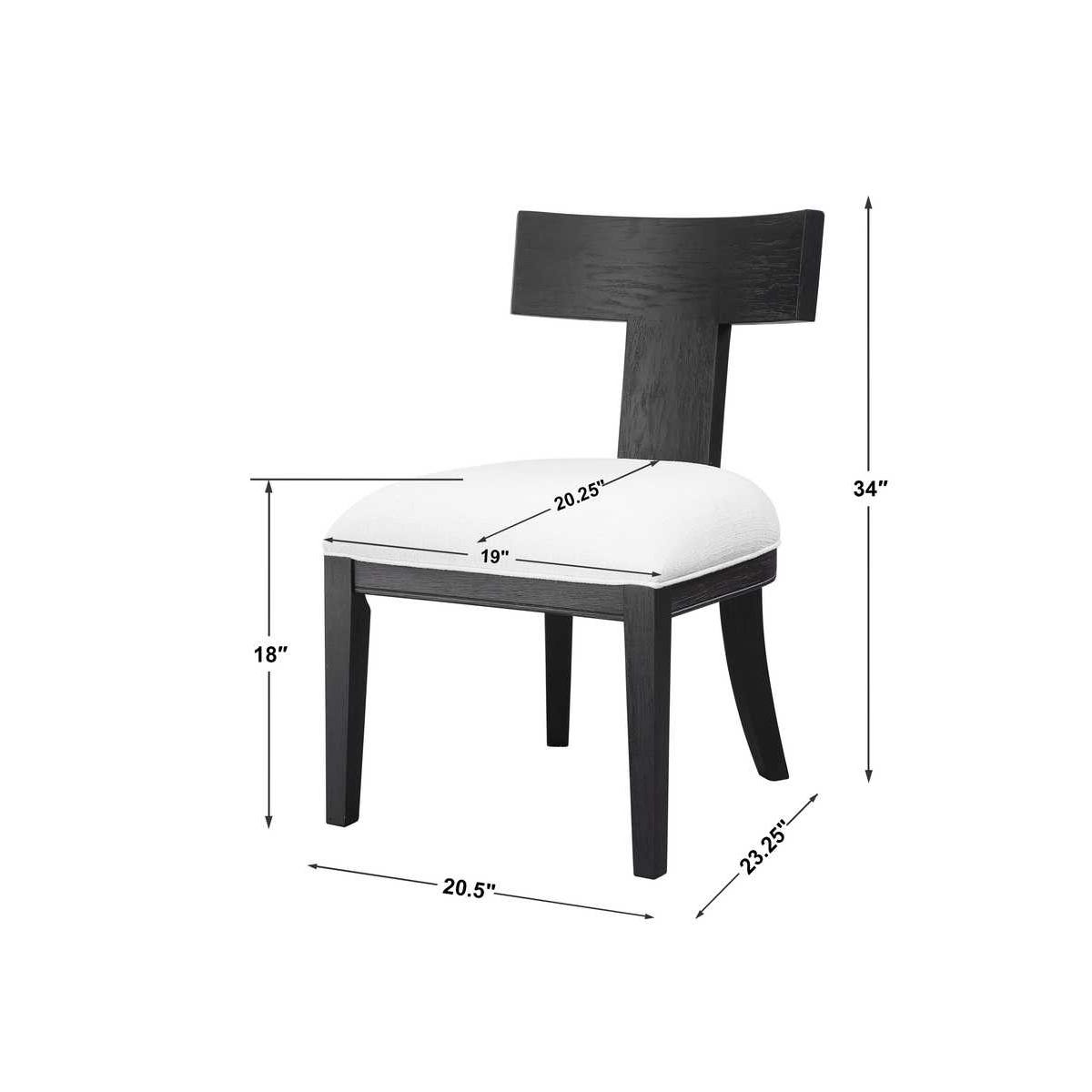 Uttermost Idris Armless Chair