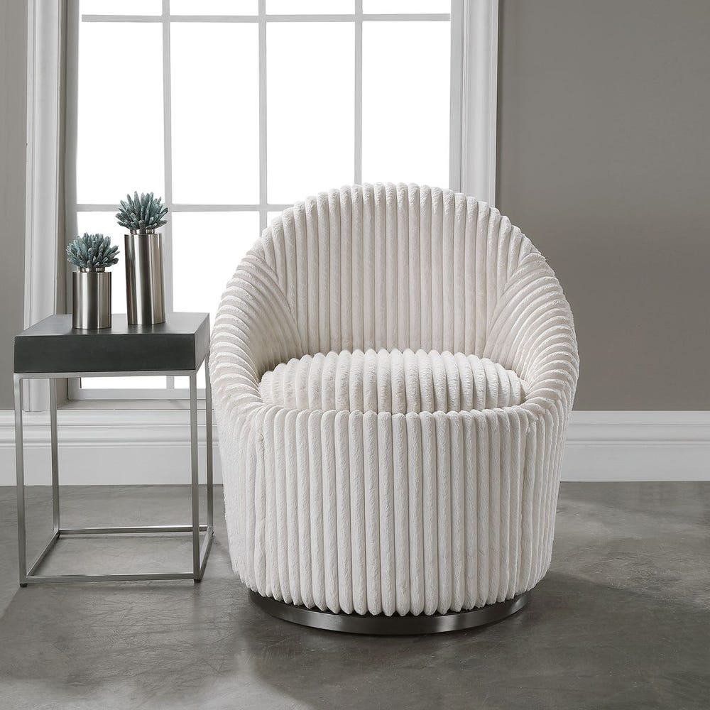 Uttermost Crue Swivel Chair