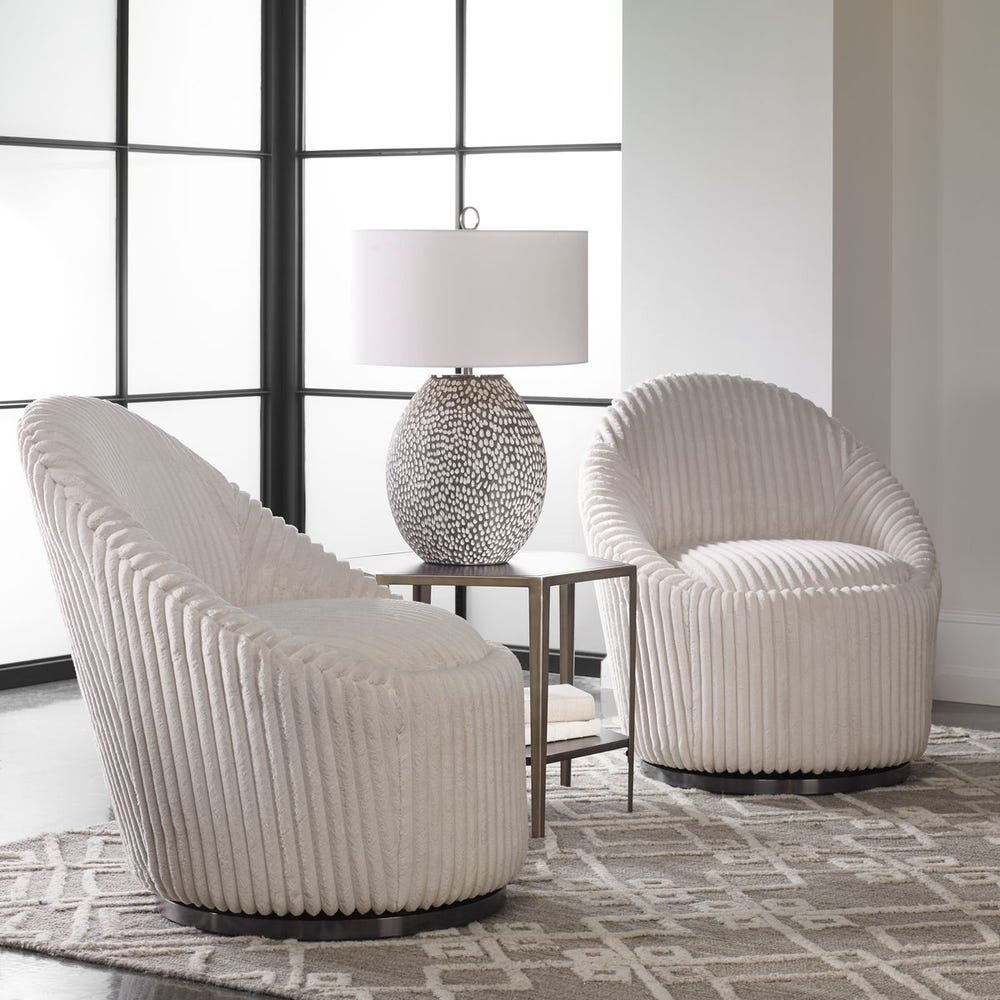 Uttermost Crue Swivel Chair