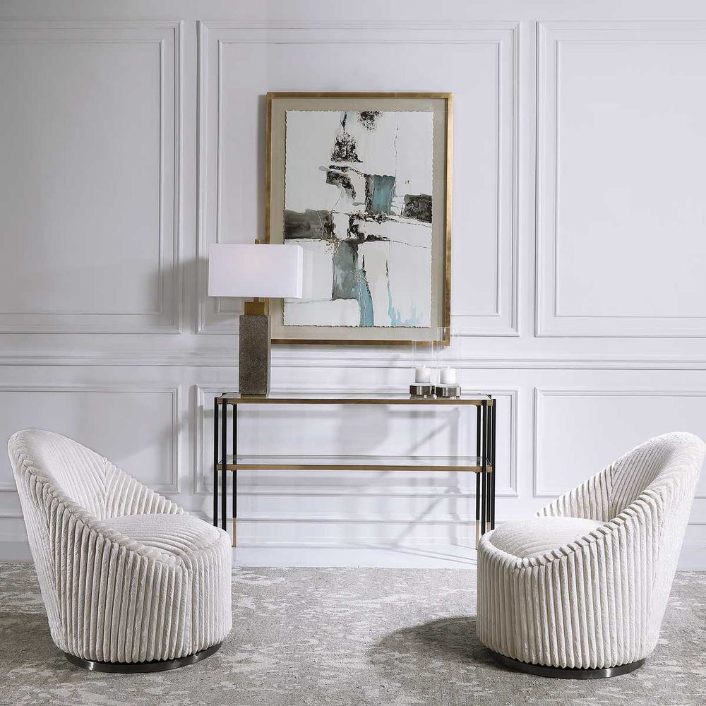 Uttermost Crue Swivel Chair