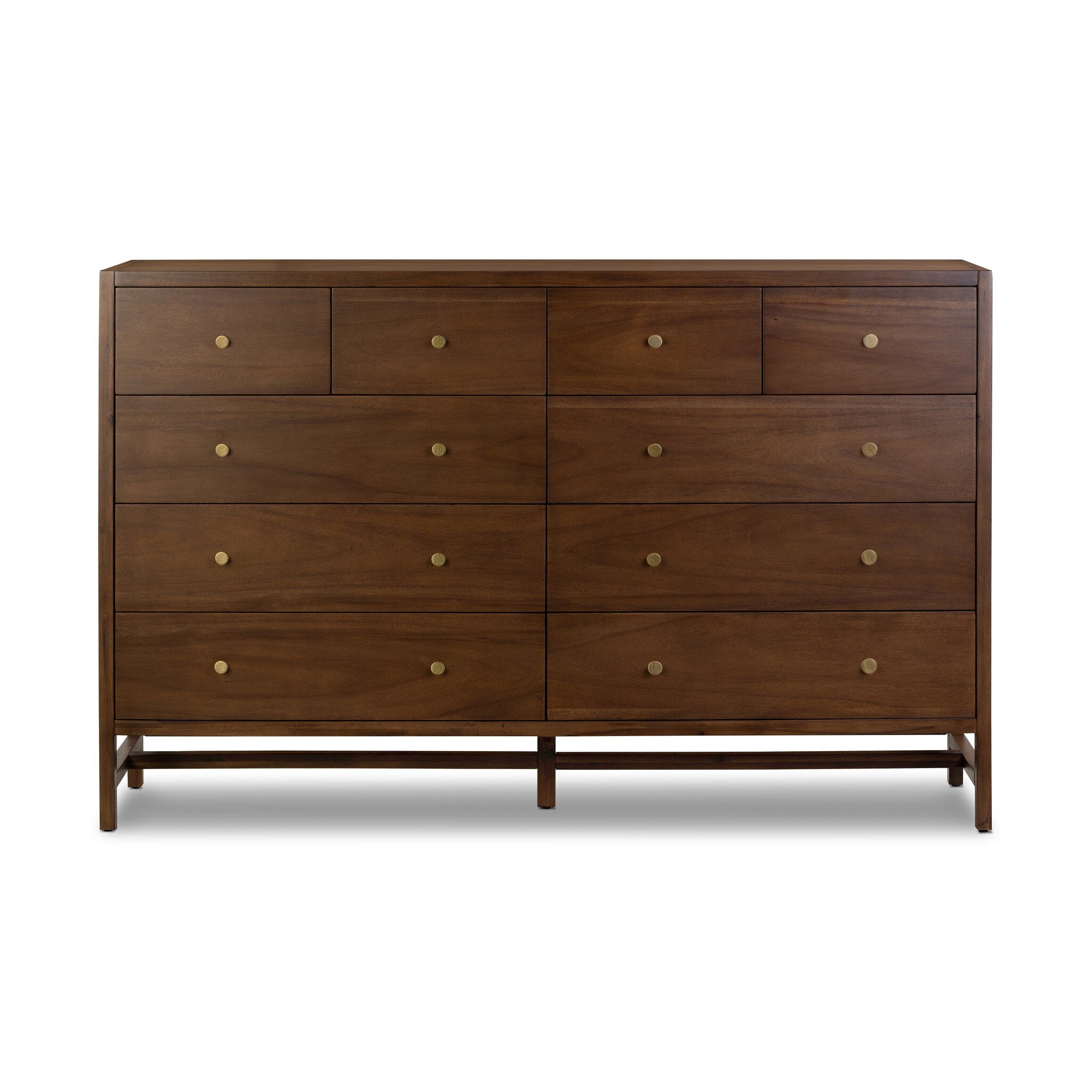 Sullivan 10 Drawer Dresser in Saddle Tan - Four Hands Sullivan 10 Drawer Dresser in Saddle Tan - Four Hands