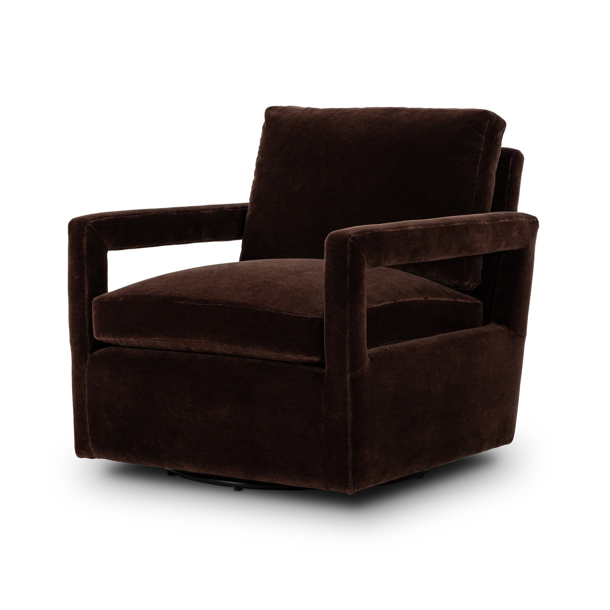 Olson Swivel Chair Accent Chairs Four Hands Monte Chocolate , Black Friday Sale Four Hands Furniture Sale, Old Bones Co, Mid Century Furniture Sale, Four Hands Furniture, Black Friday Sale Olson Swivel Chair,Gus Sale, Perigold Olson Swivel Chair Accent Chairs Black Friday Sale , Perigold Sale Olson Swivel Chair,Olson Swivel Chair Lulu and Georgia, Burke Decor Sale Olson Swivel Chair, www.oldbonesco.com