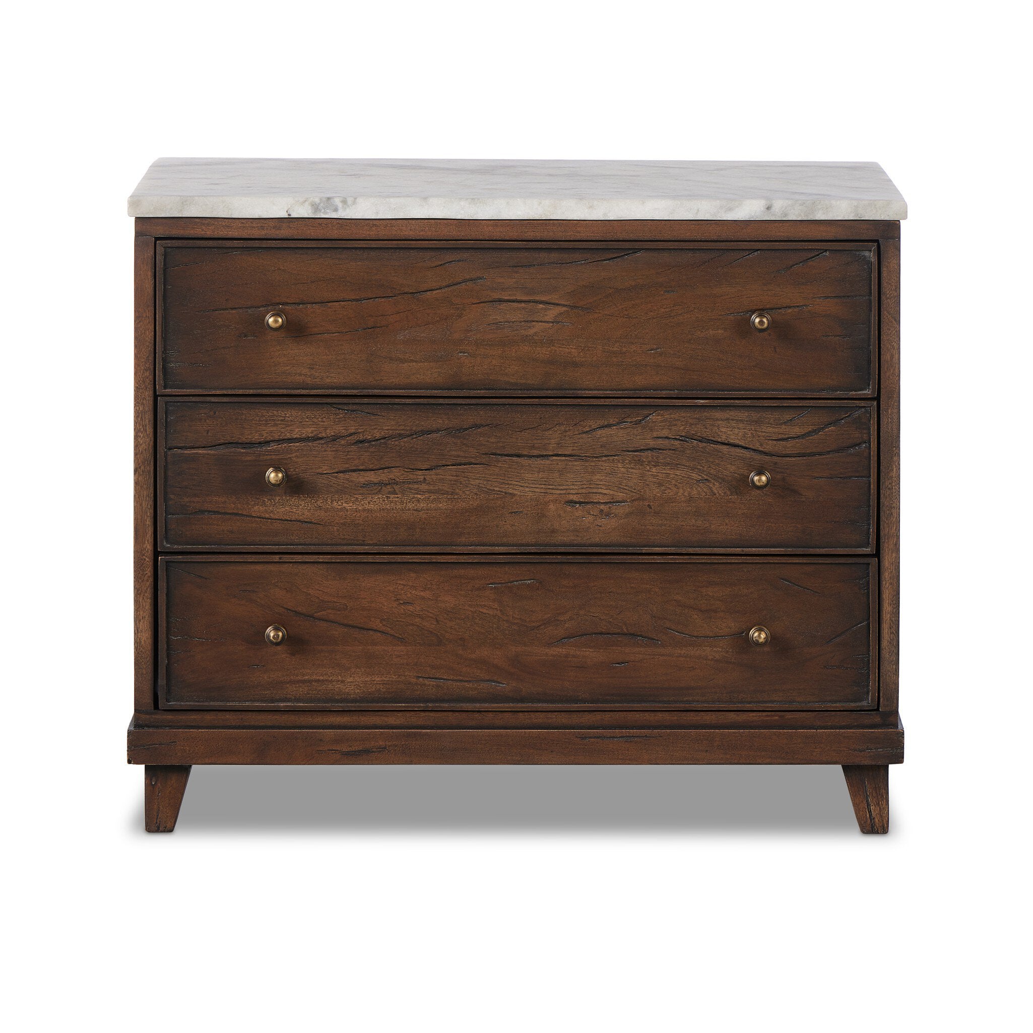 Odette Nightstand - White Statuario Marble Nightstands Four Hands     Nightstands,https://www.oldbonesco.com,Mid Century Furniture, Furniture Sale, Old Bones Co, Mid Century Sale, Four Hands Furniture, Sale,Gus, Sale,Perigold Odette Nightstand - White Statuario Marble Nightstands Sale, Perigold Sale Odette Nightstand - White Statuario Marble,Odette Nightstand - White Statuario Marble Lulu and Georgia,Burke Decor Sale Odette Nightstand - White Statuario Marble, open box furniture,Open Box Odette Nightstand -