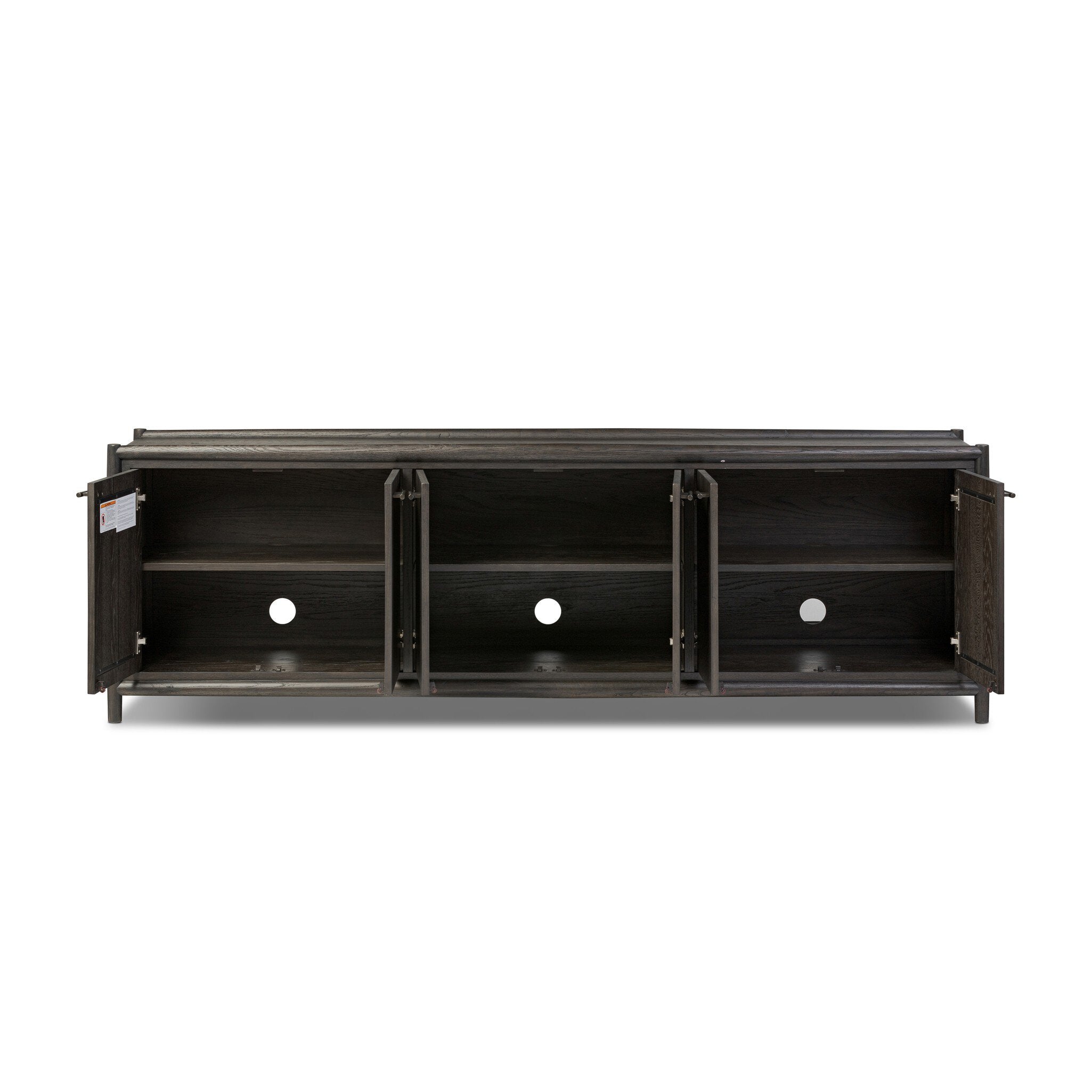 Glenview 6 Door Sideboard - Cracked Smoked Black Veneer Credenzas & Sideboards Four Hands , Black Friday Sale Four Hands Furniture Sale, Old Bones Co, Mid Century Furniture Sale, Four Hands Furniture, Black Friday Sale Glenview 6 Door Sideboard - Cracked Smoked Black Veneer,Gus Sale, Perigold Glenview 6 Door Sideboard - Cracked Smoked Black Veneer Credenzas & Sideboards Black Friday Sale , Perigold Sale Glenview 6 Door Sideboard - Cracked Smoked Black Veneer,Glenview 6 Door Sideboard - Cracked Smoked Black 