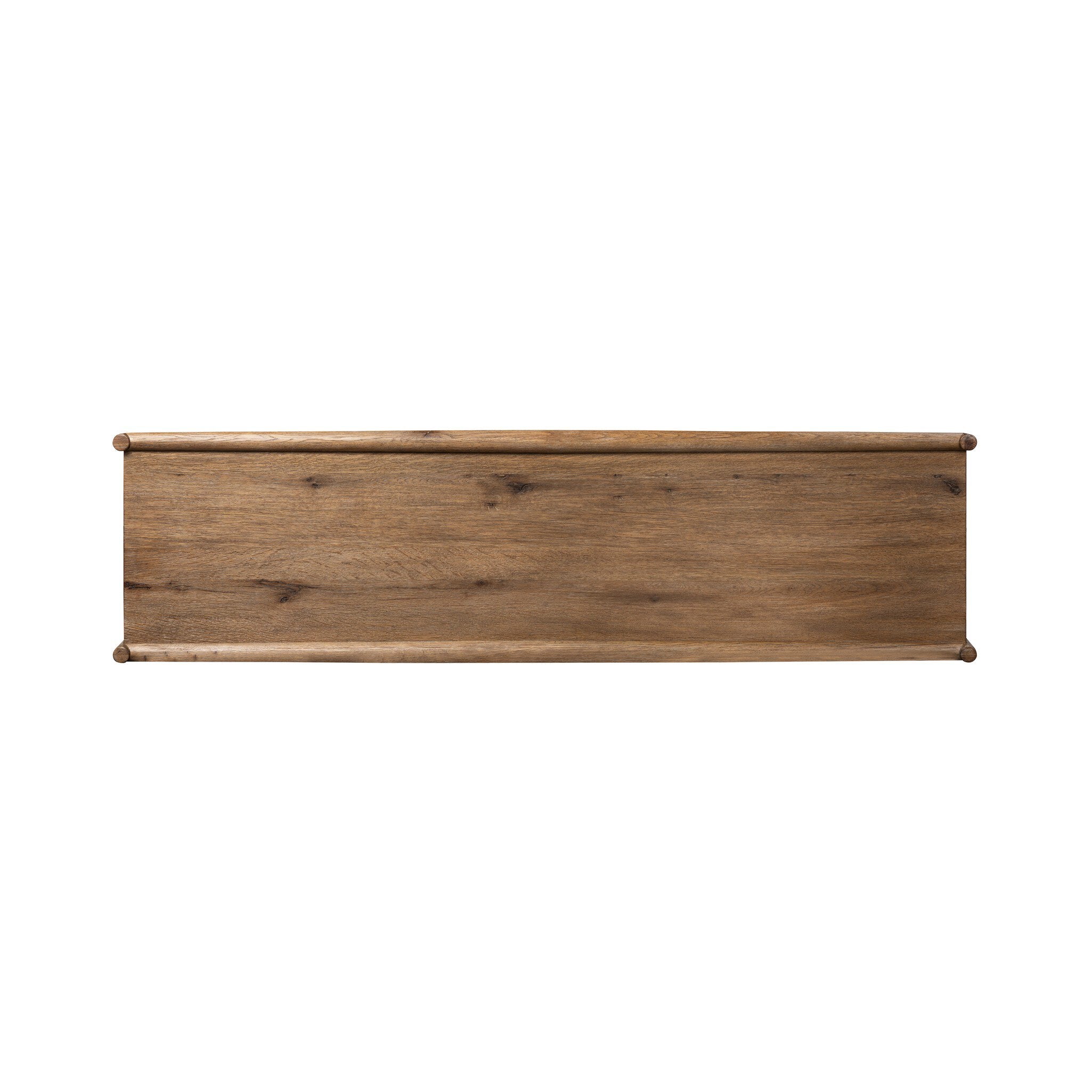 Glenview Media Console - Weathered Oak Veneer