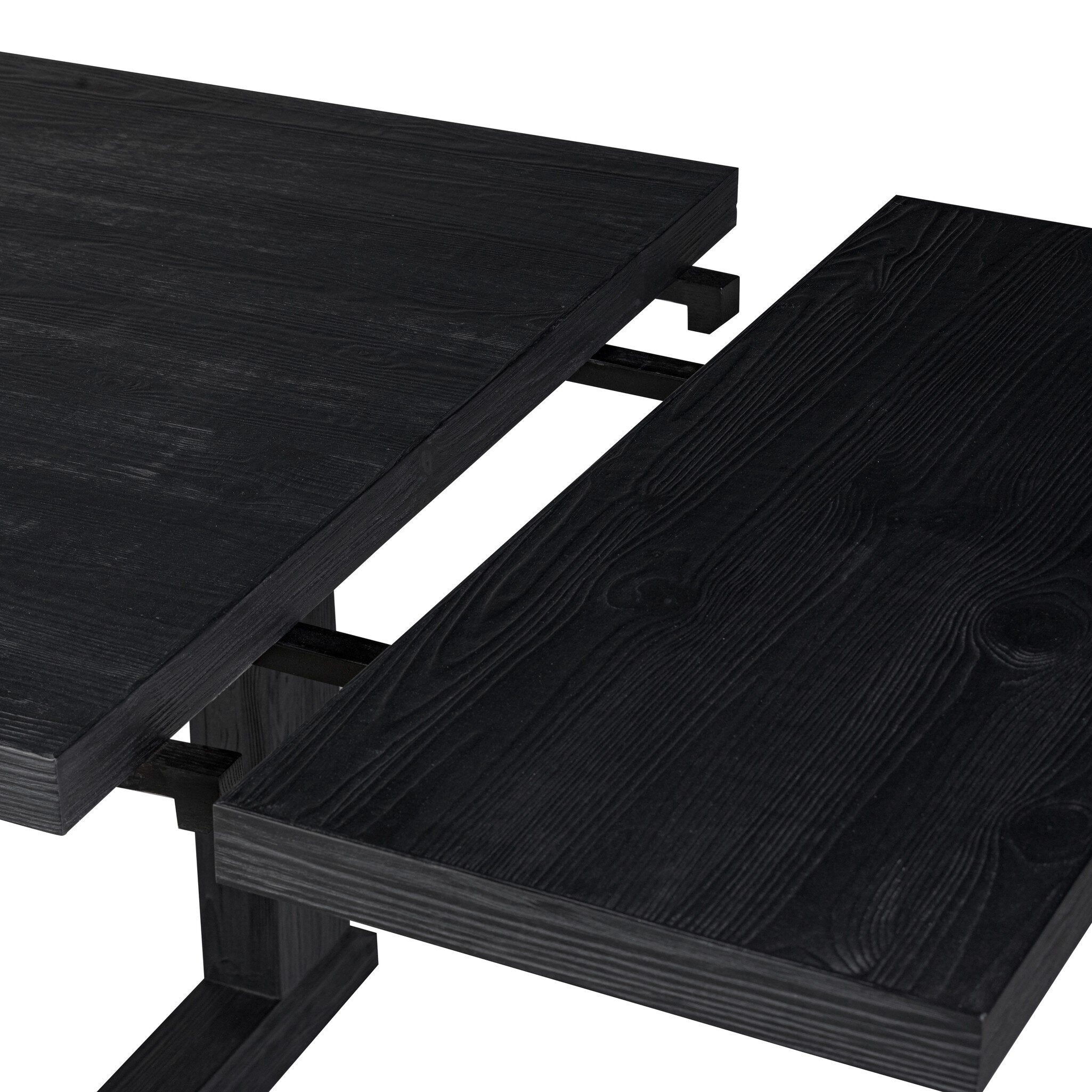 Otto Extension Dining Table - Black Pine Dining & Kitchen Tables Four Hands     Dining & Kitchen Tables,https://www.oldbonesco.com,Mid Century Furniture, Furniture Sale, Old Bones Co, Mid Century Sale, Four Hands Furniture, Sale,Gus, Sale,Perigold Otto Extension Dining Table - Black Pine Dining & Kitchen Tables Sale, Perigold Sale Otto Extension Dining Table - Black Pine,Otto Extension Dining Table - Black Pine Lulu and Georgia,Burke Decor Sale Otto Extension Dining Table - Black Pine, open box furniture,Op
