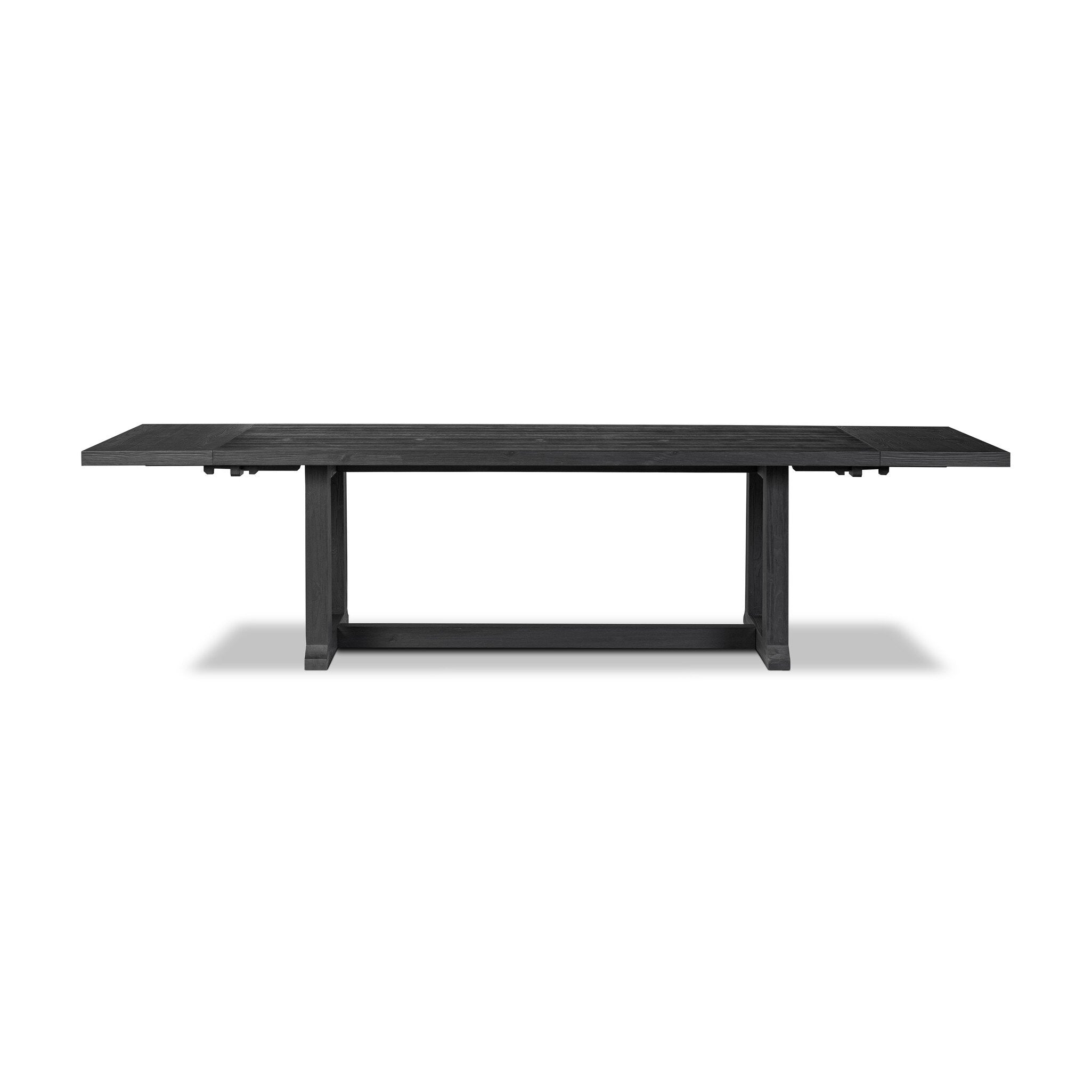 Otto Extension Dining Table - Black Pine Dining & Kitchen Tables Four Hands     Dining & Kitchen Tables,https://www.oldbonesco.com,Mid Century Furniture, Furniture Sale, Old Bones Co, Mid Century Sale, Four Hands Furniture, Sale,Gus, Sale,Perigold Otto Extension Dining Table - Black Pine Dining & Kitchen Tables Sale, Perigold Sale Otto Extension Dining Table - Black Pine,Otto Extension Dining Table - Black Pine Lulu and Georgia,Burke Decor Sale Otto Extension Dining Table - Black Pine, open box furniture,Op