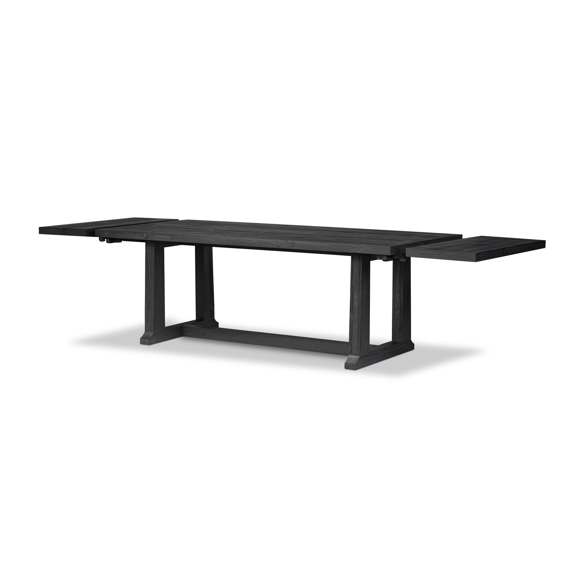 Otto Extension Dining Table - Black Pine Dining & Kitchen Tables Four Hands     Dining & Kitchen Tables,https://www.oldbonesco.com,Mid Century Furniture, Furniture Sale, Old Bones Co, Mid Century Sale, Four Hands Furniture, Sale,Gus, Sale,Perigold Otto Extension Dining Table - Black Pine Dining & Kitchen Tables Sale, Perigold Sale Otto Extension Dining Table - Black Pine,Otto Extension Dining Table - Black Pine Lulu and Georgia,Burke Decor Sale Otto Extension Dining Table - Black Pine, open box furniture,Op