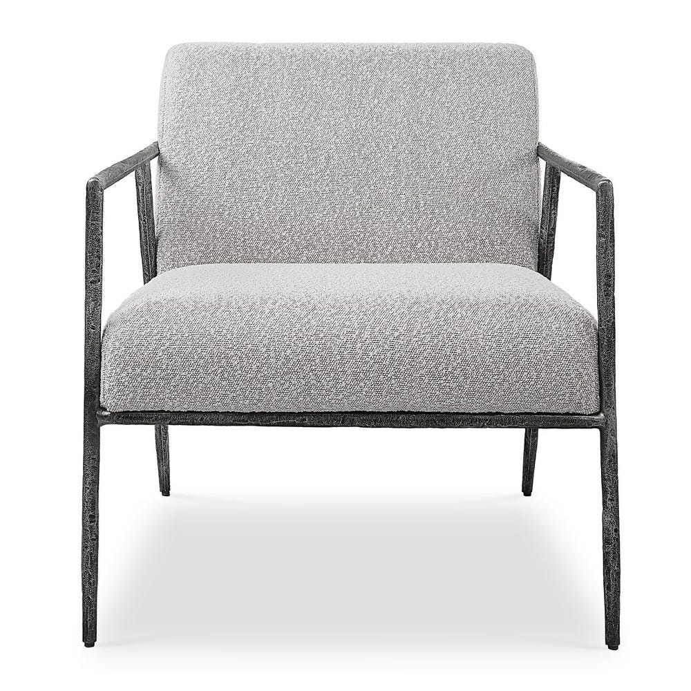 Uttermost Brisbane Light Gray Accent Chair