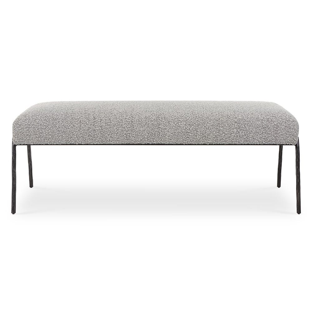 Uttermost Jacobsen Modern Gray Bench