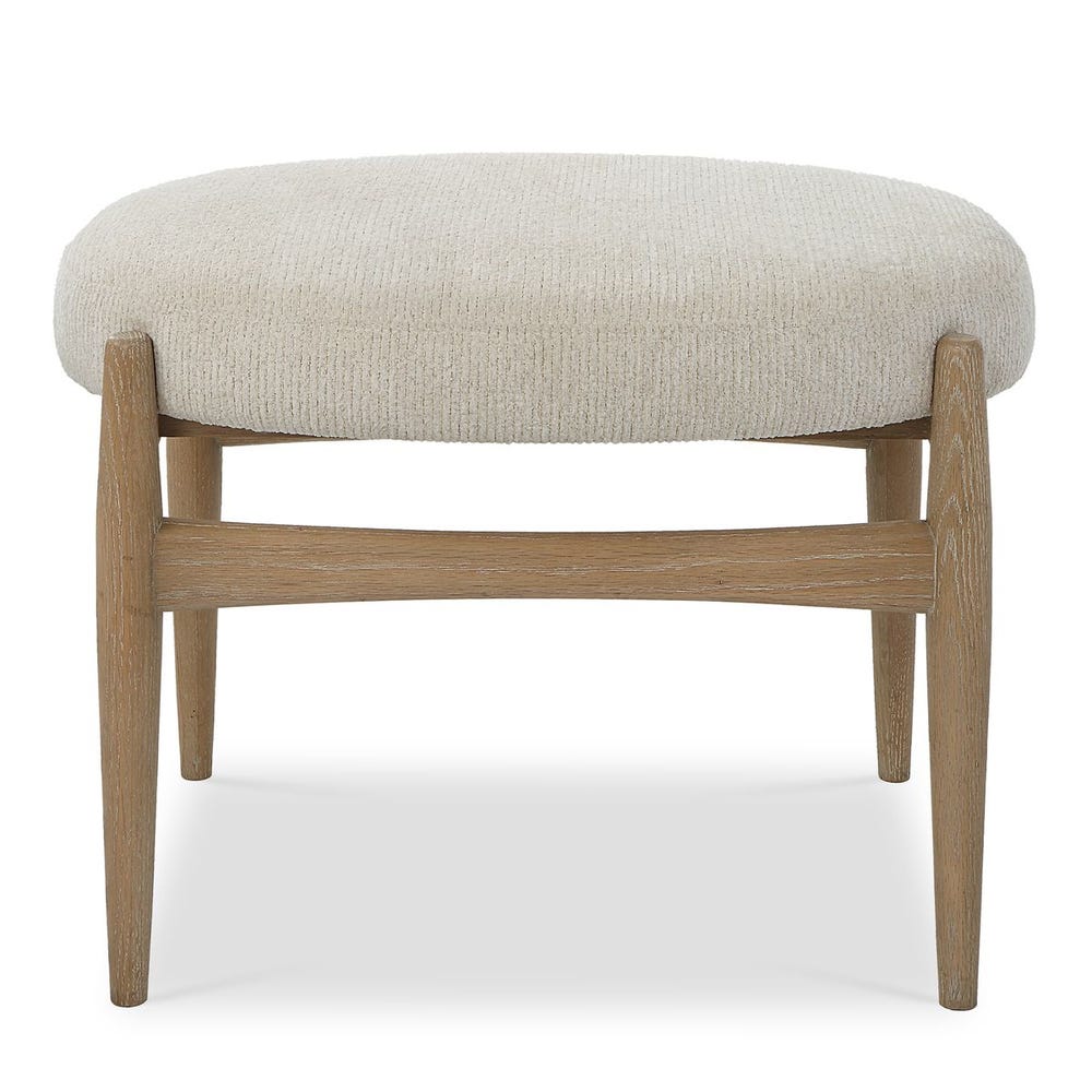 Uttermost Acrobat Off-White Small Bench