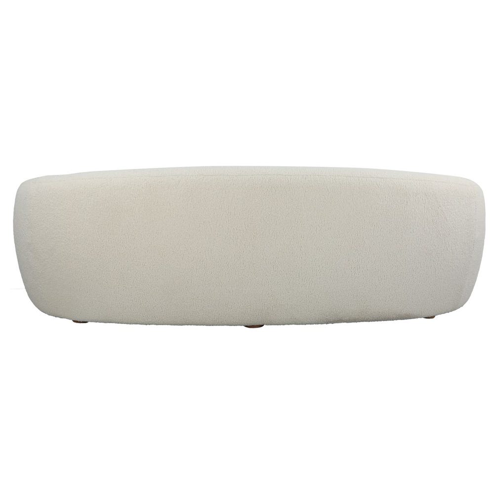 Uttermost Capra Art Deco White Sofa
