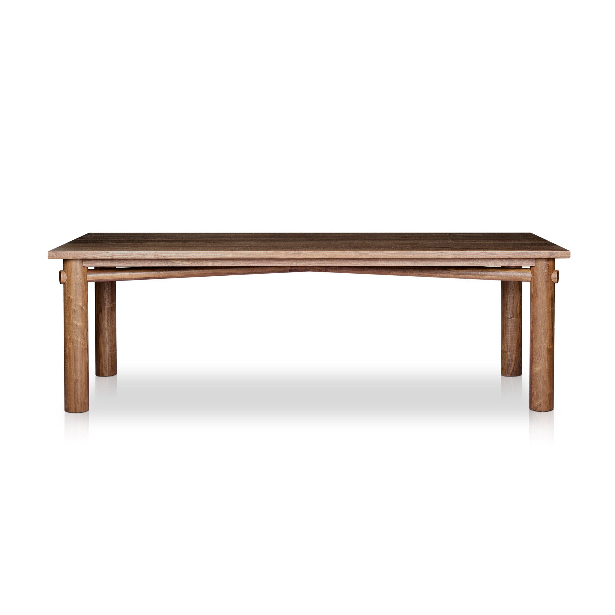 Shevone Dining Table - Natural Walnut Veneer Dining Tables Four Hands     Dining Tables,https://www.oldbonesco.com,Mid Century Furniture, Furniture Sale, Old Bones Co, Mid Century Sale, Four Hands Furniture, Sale,Gus, Sale,Perigold Shevone Dining Table - Natural Walnut Veneer Dining Tables Sale, Perigold Sale Shevone Dining Table - Natural Walnut Veneer,Shevone Dining Table - Natural Walnut Veneer Lulu and Georgia,Burke Decor Sale Shevone Dining Table - Natural Walnut Veneer, open box furniture,Open Box She