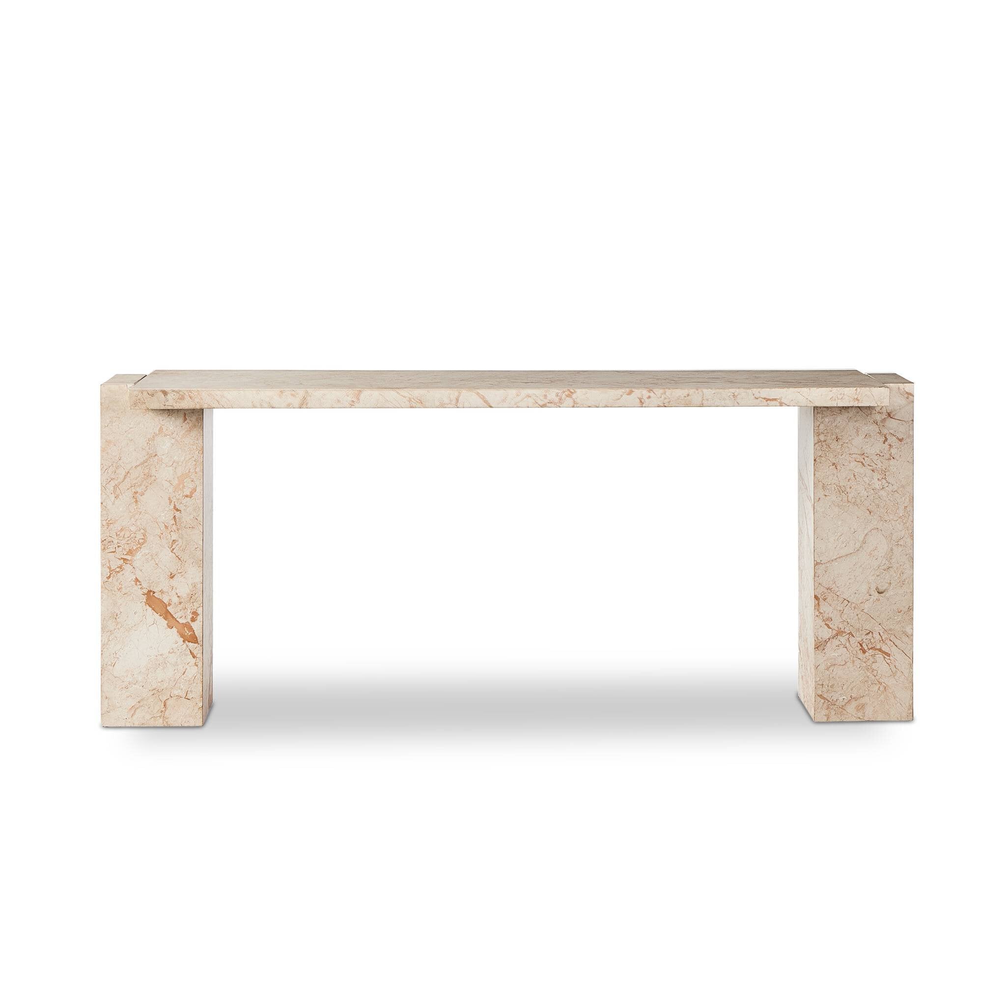 Romano Console Table - Desert Taupe Marble Console Tables Four Hands     Console Tables,https://www.oldbonesco.com,Mid Century Furniture, Furniture Sale, Old Bones Co, Mid Century Sale, Four Hands Furniture, Sale,Gus, Sale,Perigold Romano Console Table - Desert Taupe Marble Console Tables Sale, Perigold Sale Romano Console Table - Desert Taupe Marble,Romano Console Table - Desert Taupe Marble Lulu and Georgia,Burke Decor Sale Romano Console Table - Desert Taupe Marble, open box furniture,Open Box Romano Con