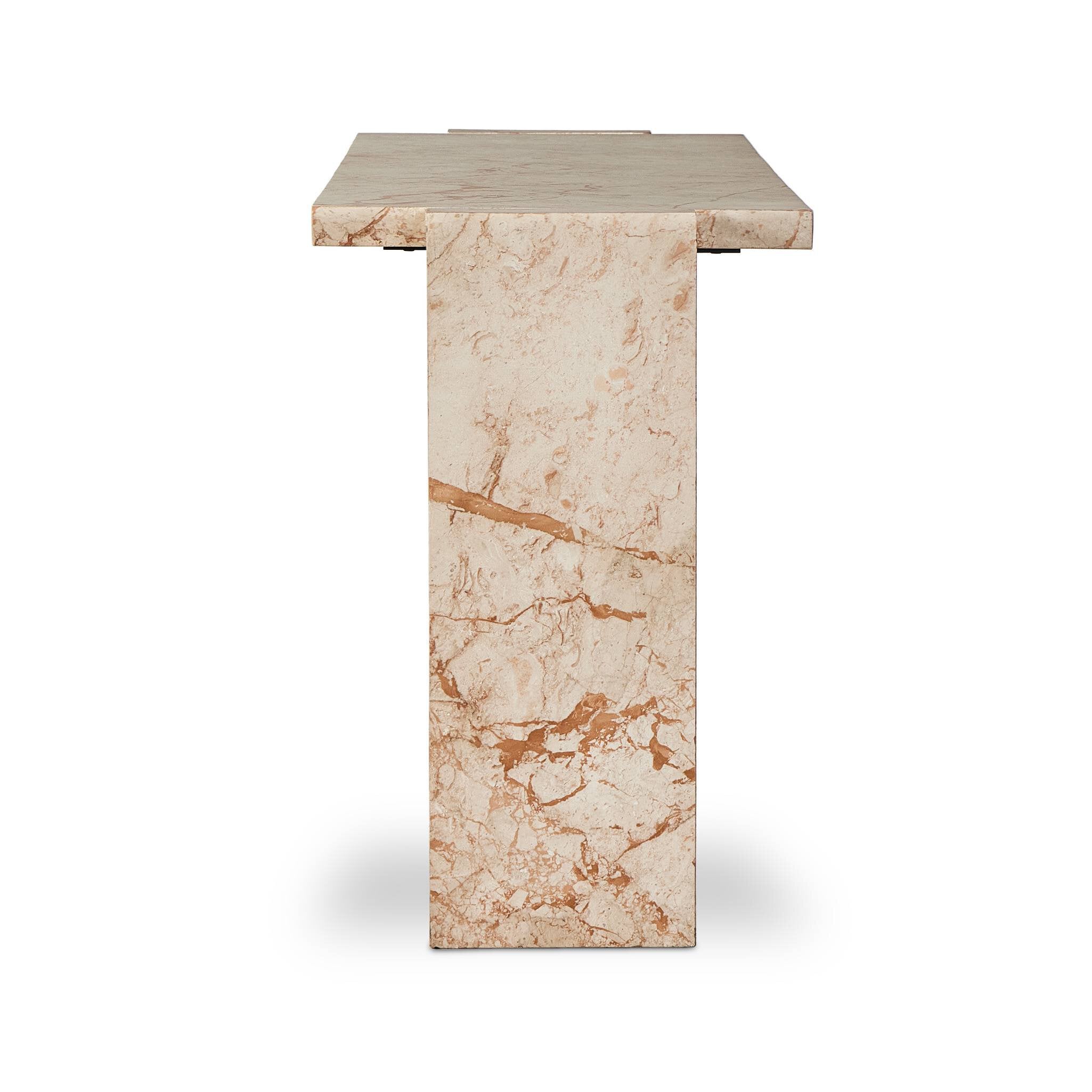 Romano Console Table - Desert Taupe Marble Console Tables Four Hands     Console Tables,https://www.oldbonesco.com,Mid Century Furniture, Furniture Sale, Old Bones Co, Mid Century Sale, Four Hands Furniture, Sale,Gus, Sale,Perigold Romano Console Table - Desert Taupe Marble Console Tables Sale, Perigold Sale Romano Console Table - Desert Taupe Marble,Romano Console Table - Desert Taupe Marble Lulu and Georgia,Burke Decor Sale Romano Console Table - Desert Taupe Marble, open box furniture,Open Box Romano Con