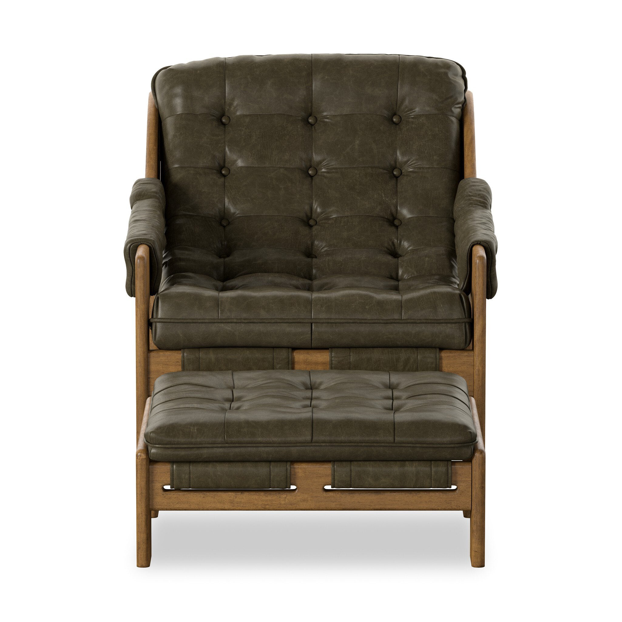 vintage チェア Halston Chair with Ottoman
