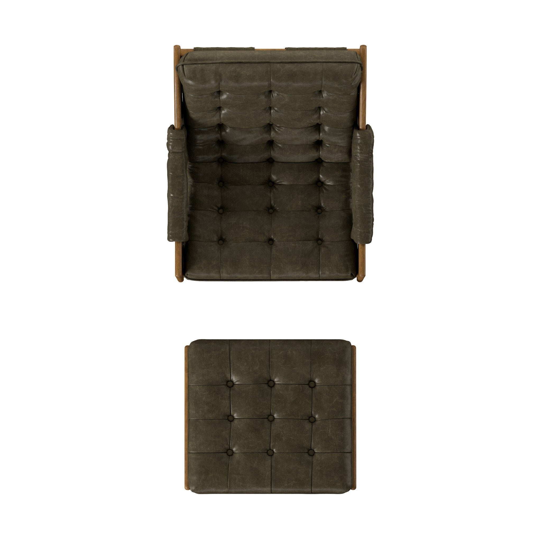 Halston Chair with Ottoman