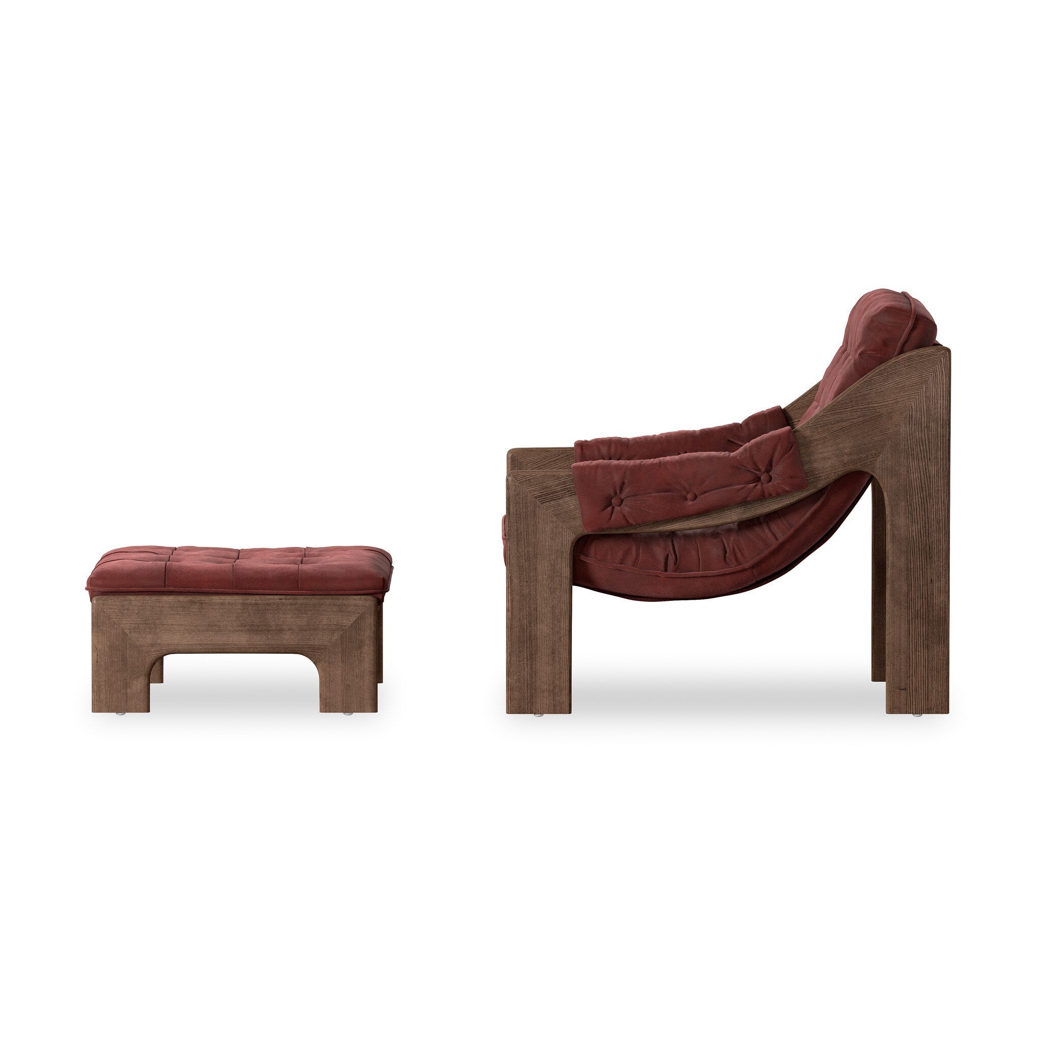 vintage チェア Halston Chair with Ottoman