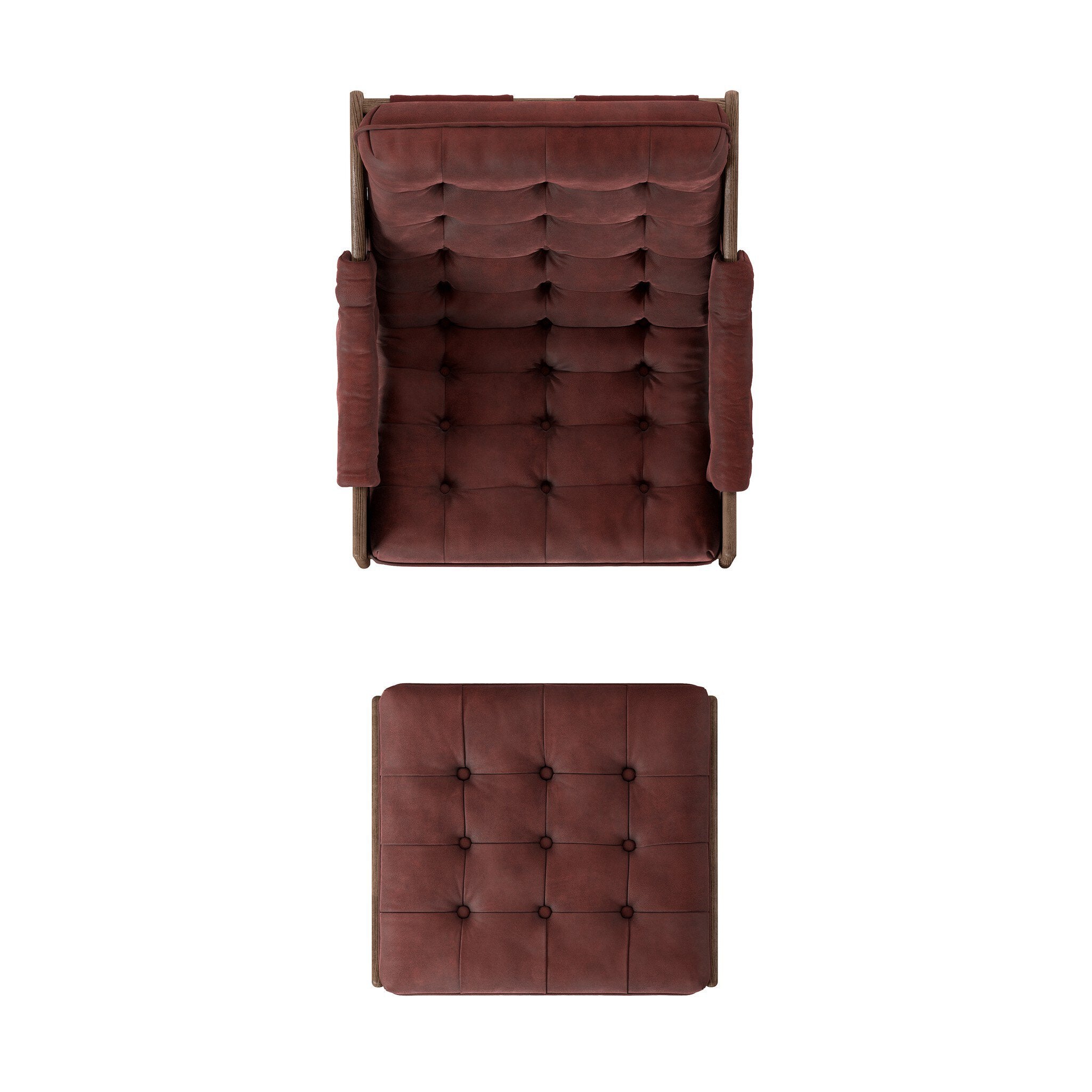 Halston Chair with Ottoman