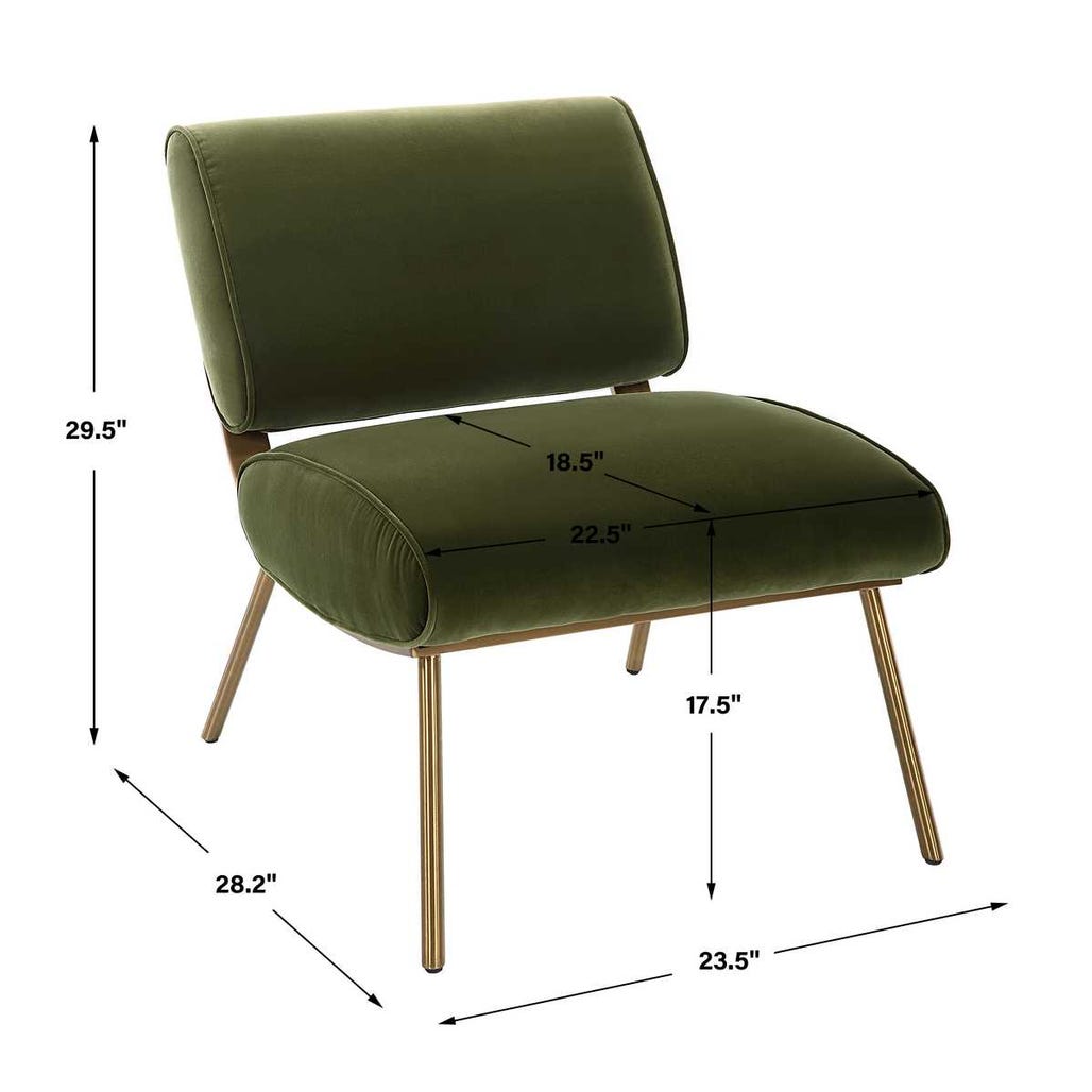 Uttermost Knoll Mid-Century Accent Chair