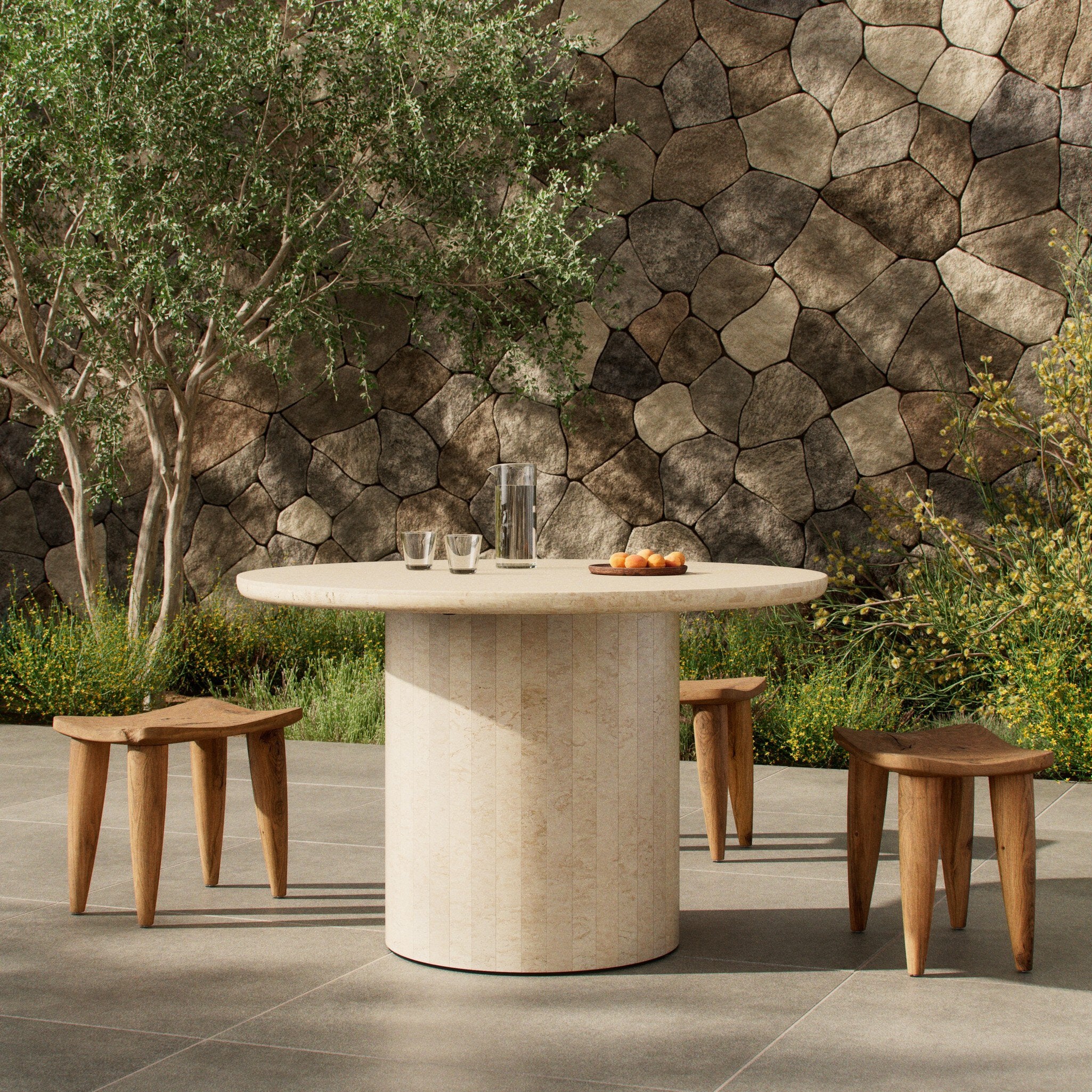 Oakland Outdoor Dining Table - Outdoor Cream Marble Outdoor Tables & Storage Four Hands     Outdoor Tables & Storage,https://www.oldbonesco.com,Mid Century Furniture, Furniture Sale, Old Bones Co, Mid Century Sale, Four Hands Furniture, Sale,Gus, Sale,Perigold Oakland Outdoor Dining Table - Outdoor Cream Marble Outdoor Tables & Storage Sale, Perigold Sale Oakland Outdoor Dining Table - Outdoor Cream Marble,Oakland Outdoor Dining Table - Outdoor Cream Marble Lulu and Georgia,Burke Decor Sale Oakland Outdoor 