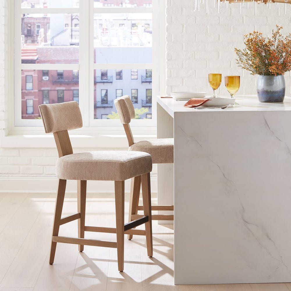 Uttermost Elysian Counter Stool