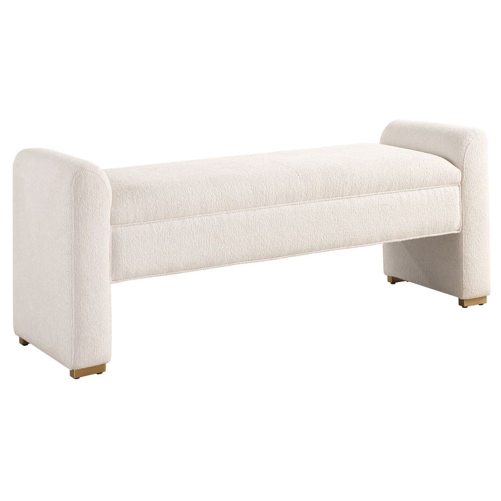 Uttermost Caliste Ivory Bench
