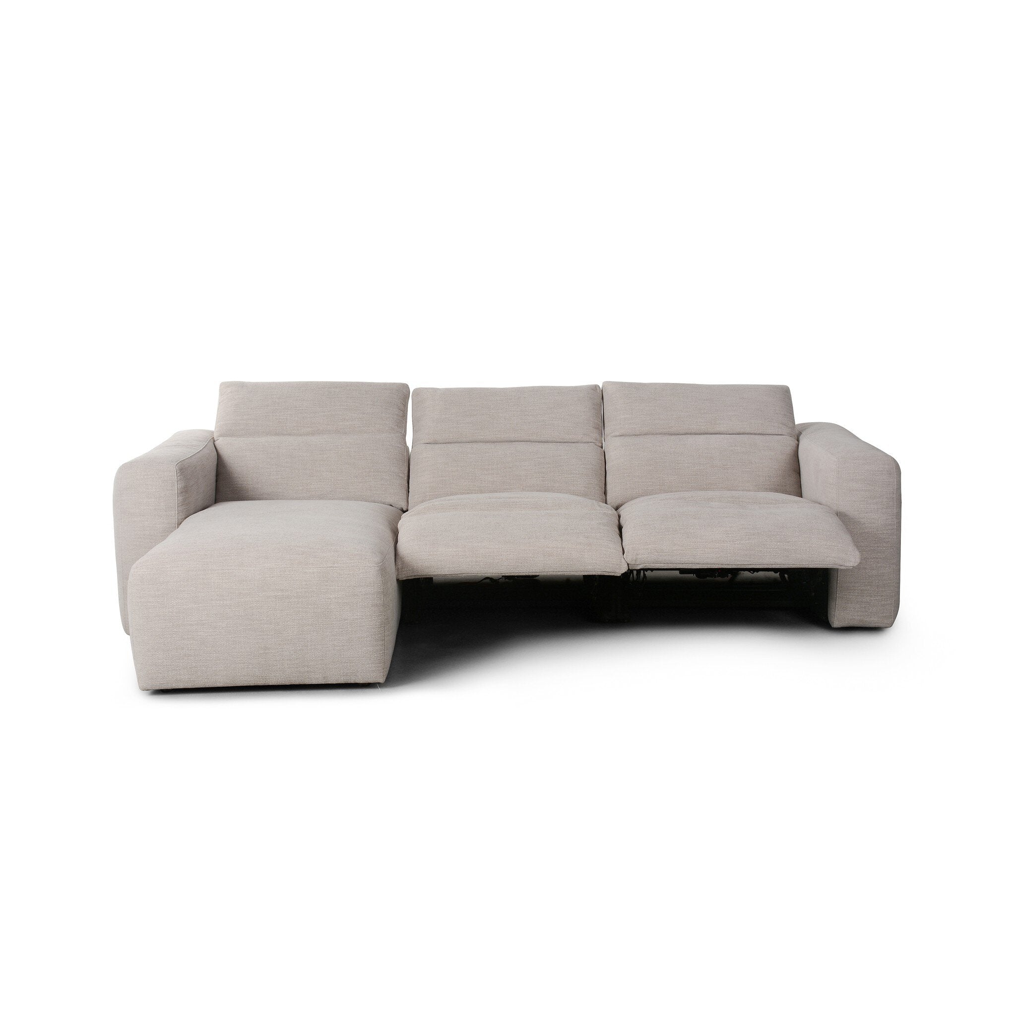 Radley Power Recliner 3-Piece Sectional W/ Chaise - Laken Stone Sectionals Four Hands     Sectionals,https://www.oldbonesco.com,Mid Century Furniture, Furniture Sale, Old Bones Co, Mid Century Sale, Four Hands Furniture, Sale,Gus, Sale,Perigold Radley Power Recliner 3-Piece Sectional W/ Chaise - Laken Stone Sectionals Sale, Perigold Sale Radley Power Recliner 3-Piece Sectional W/ Chaise - Laken Stone,Radley Power Recliner 3-Piece Sectional W/ Chaise - Laken Stone Lulu and Georgia,Burke Decor Sale Radley Pow