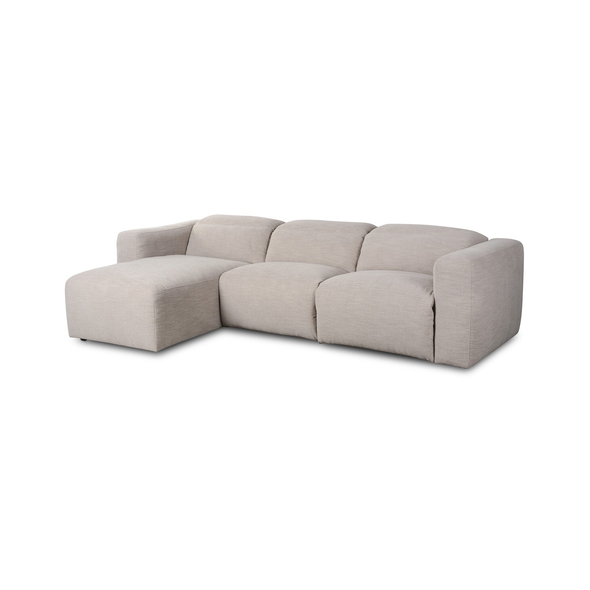 Radley Power Recliner 3-Piece Sectional W/ Chaise - Laken Stone Sectionals Four Hands     Sectionals,https://www.oldbonesco.com,Mid Century Furniture, Furniture Sale, Old Bones Co, Mid Century Sale, Four Hands Furniture, Sale,Gus, Sale,Perigold Radley Power Recliner 3-Piece Sectional W/ Chaise - Laken Stone Sectionals Sale, Perigold Sale Radley Power Recliner 3-Piece Sectional W/ Chaise - Laken Stone,Radley Power Recliner 3-Piece Sectional W/ Chaise - Laken Stone Lulu and Georgia,Burke Decor Sale Radley Pow