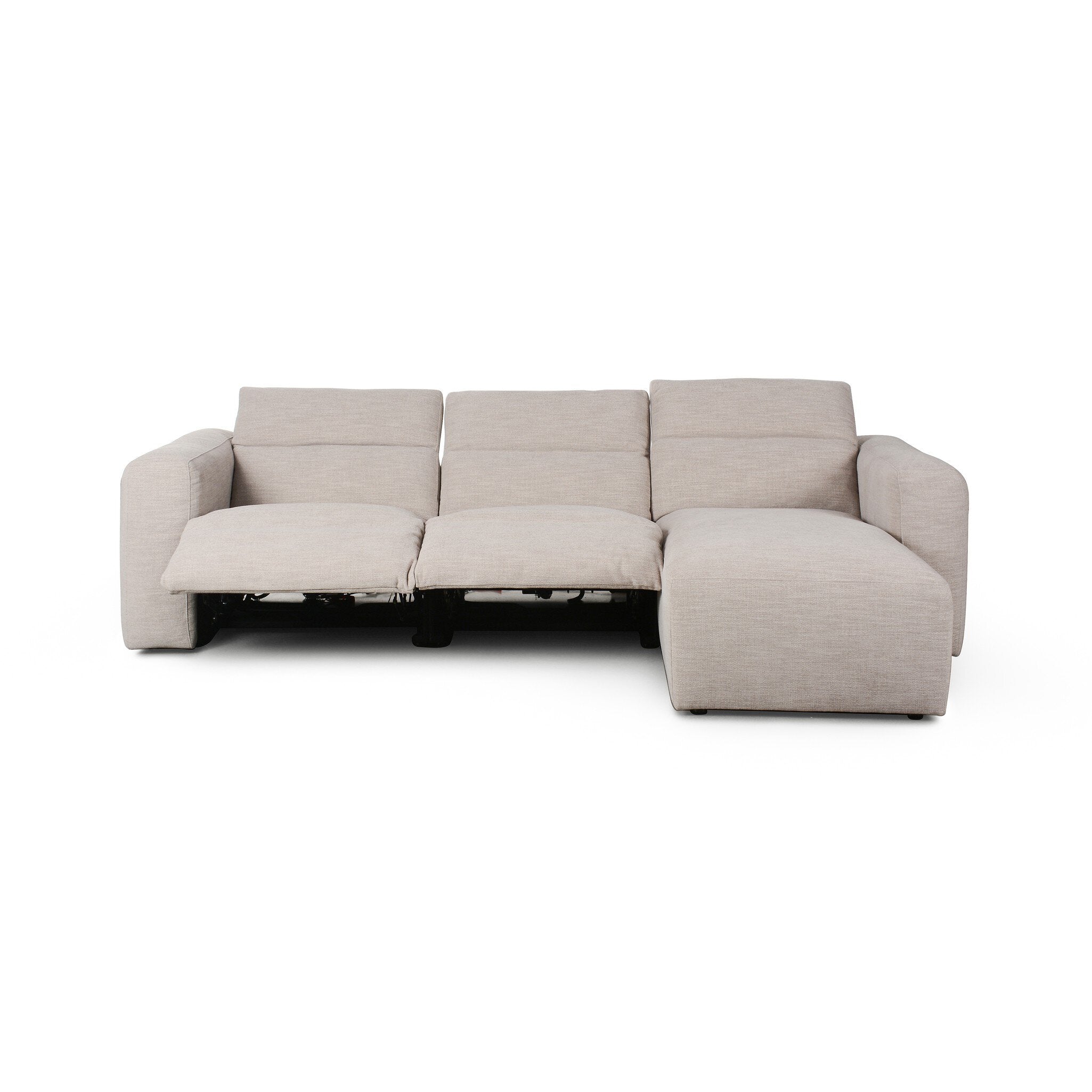 Radley Power Recliner 3-Piece Sectional W/ Chaise - Laken Stone Sectionals Four Hands     Sectionals,https://www.oldbonesco.com,Mid Century Furniture, Furniture Sale, Old Bones Co, Mid Century Sale, Four Hands Furniture, Sale,Gus, Sale,Perigold Radley Power Recliner 3-Piece Sectional W/ Chaise - Laken Stone Sectionals Sale, Perigold Sale Radley Power Recliner 3-Piece Sectional W/ Chaise - Laken Stone,Radley Power Recliner 3-Piece Sectional W/ Chaise - Laken Stone Lulu and Georgia,Burke Decor Sale Radley Pow