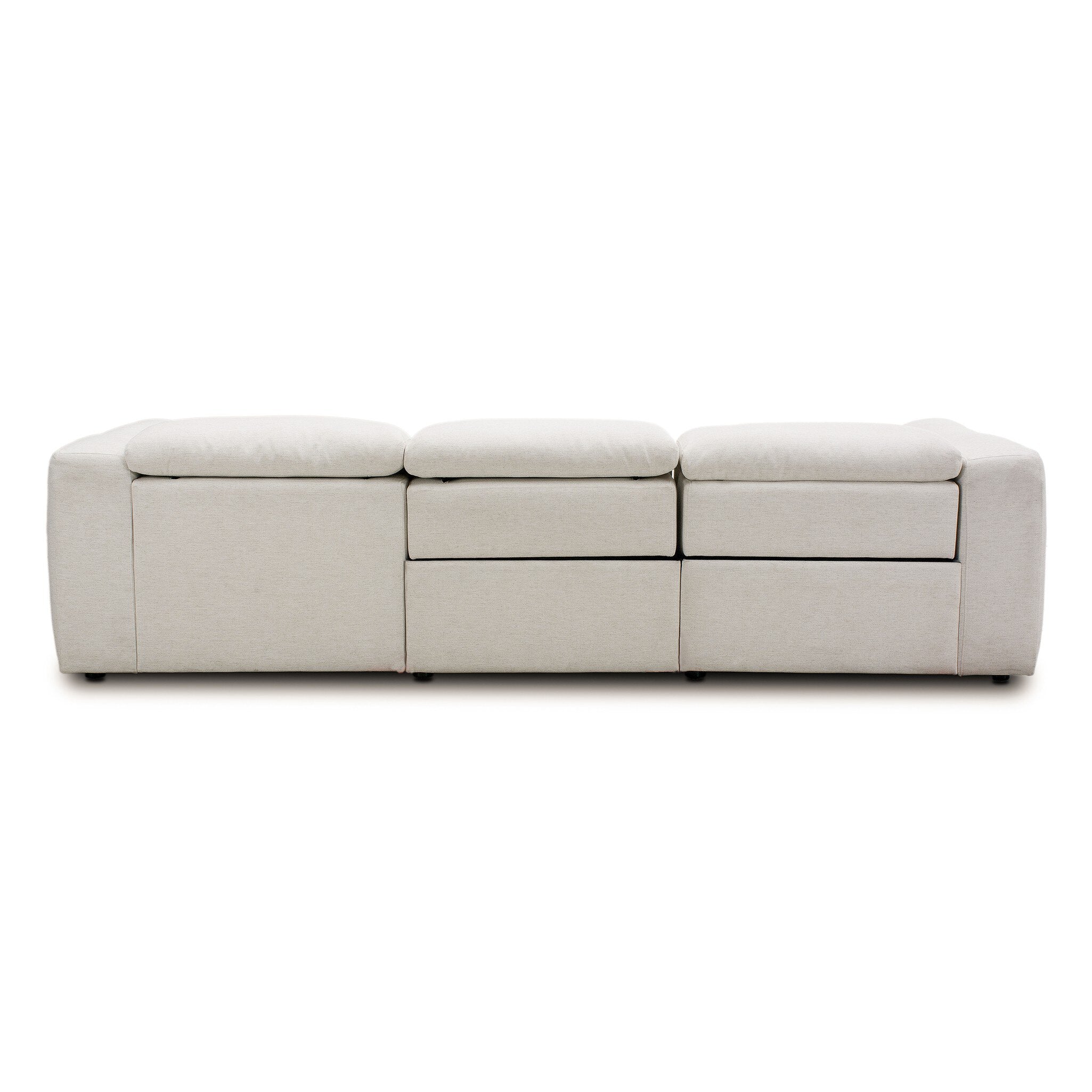 Radley Power Recliner 3-Piece Sectional with Chaise