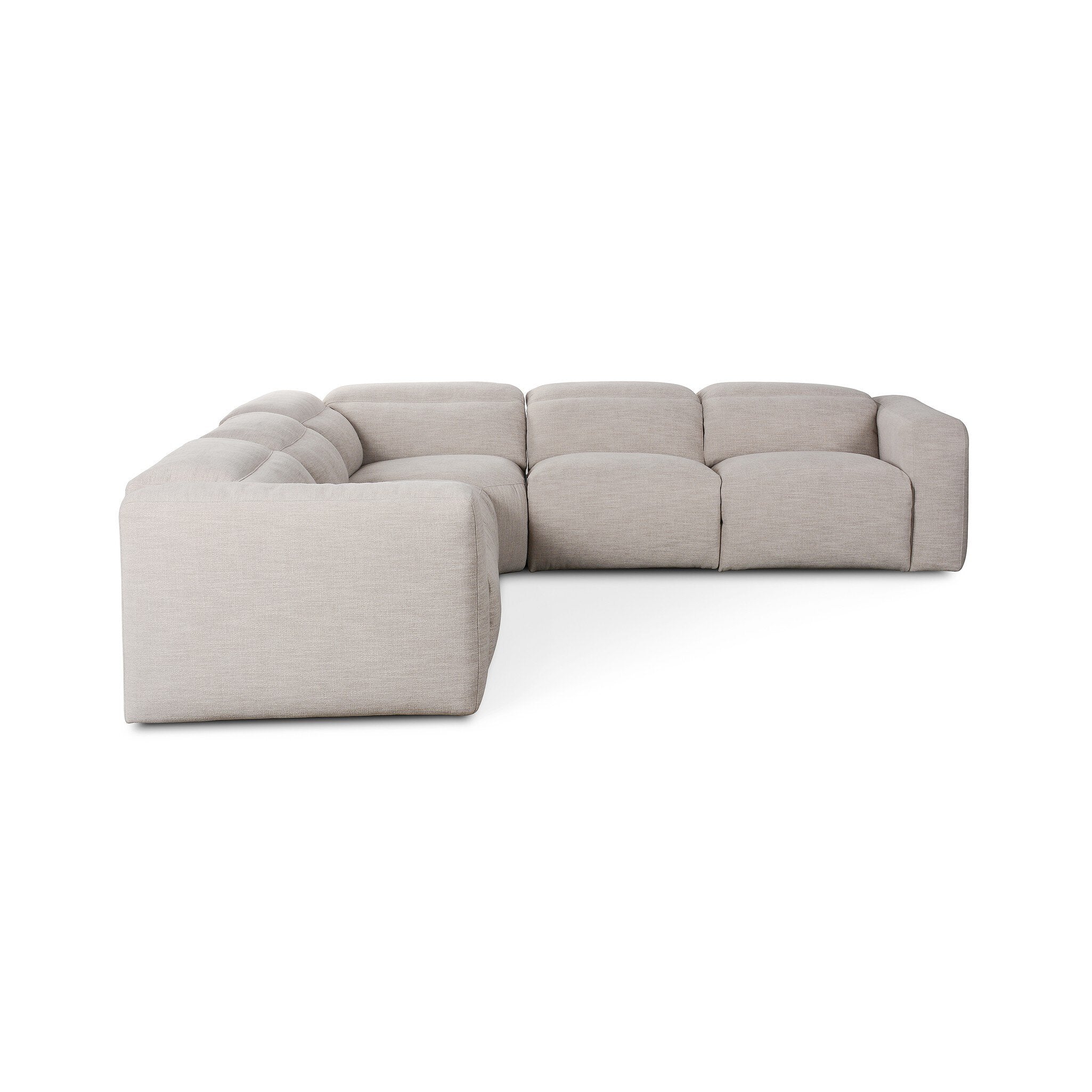 Radley Power Recliner 5-Piece Sectional - Laken Stone Sectionals Four Hands     Sectionals,https://www.oldbonesco.com,Mid Century Furniture, Furniture Sale, Old Bones Co, Mid Century Sale, Four Hands Furniture, Sale,Gus, Sale,Perigold Radley Power Recliner 5-Piece Sectional - Laken Stone Sectionals Sale, Perigold Sale Radley Power Recliner 5-Piece Sectional - Laken Stone,Radley Power Recliner 5-Piece Sectional - Laken Stone Lulu and Georgia,Burke Decor Sale Radley Power Recliner 5-Piece Sectional - Laken St
