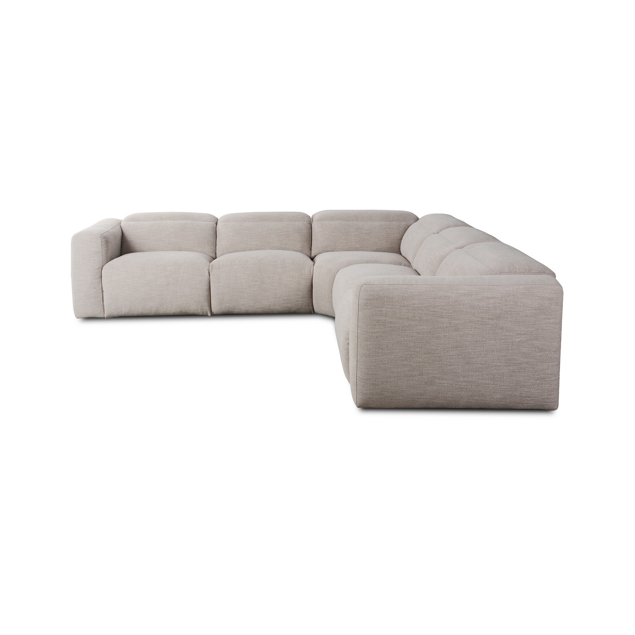 Radley Power Recliner 5-Piece Sectional - Laken Stone Sectionals Four Hands     Sectionals,https://www.oldbonesco.com,Mid Century Furniture, Furniture Sale, Old Bones Co, Mid Century Sale, Four Hands Furniture, Sale,Gus, Sale,Perigold Radley Power Recliner 5-Piece Sectional - Laken Stone Sectionals Sale, Perigold Sale Radley Power Recliner 5-Piece Sectional - Laken Stone,Radley Power Recliner 5-Piece Sectional - Laken Stone Lulu and Georgia,Burke Decor Sale Radley Power Recliner 5-Piece Sectional - Laken St
