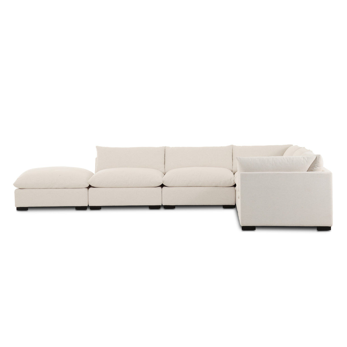 Westwood 5-Piece Sectional - Crypton Nomad Snow by Four Hands