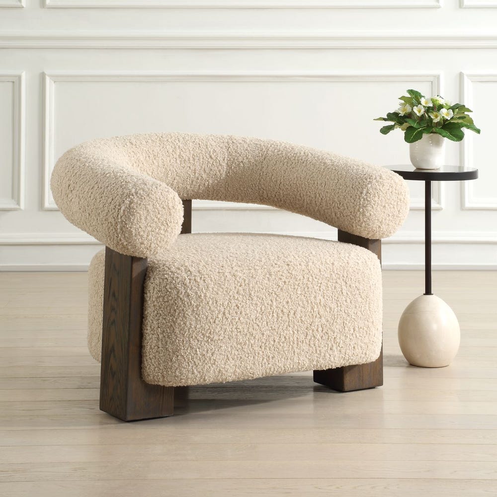Uttermost Lennox Shearling Accent Chair