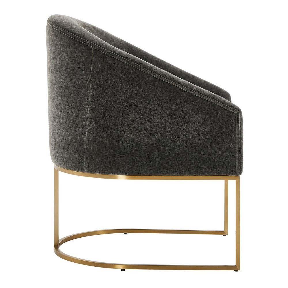 Uttermost Hanni Charcoal Dining Chair