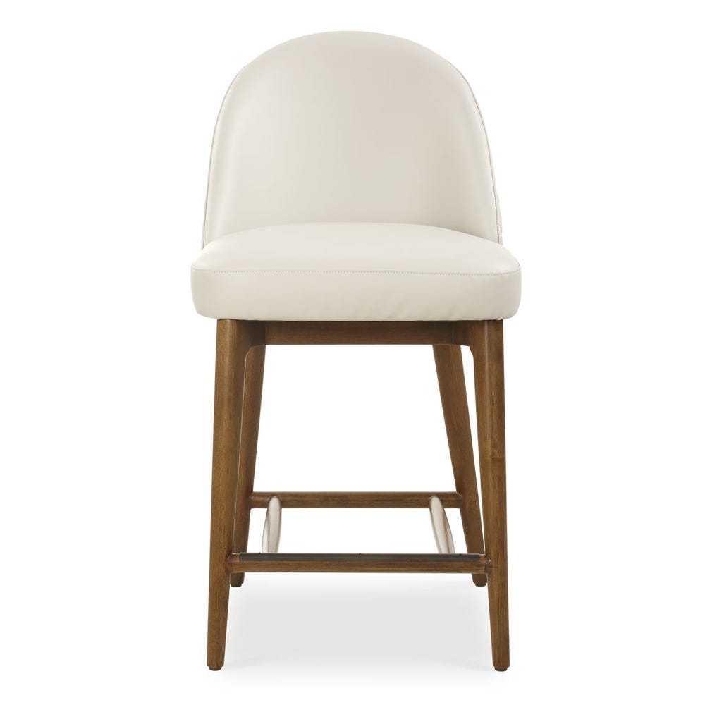 Uttermost Stitches Leather Counter Stool