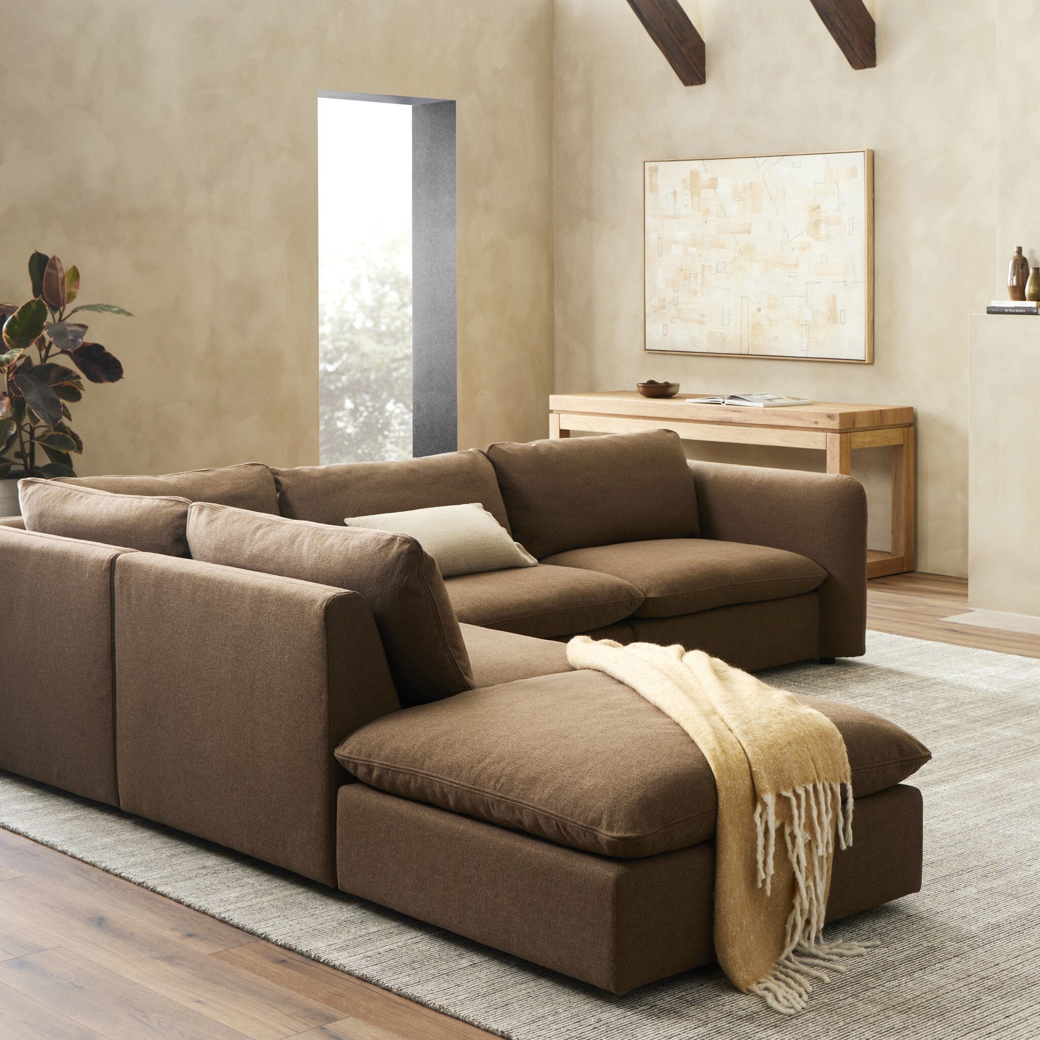 Ingel 4-Piece Sectional with Ottoman
