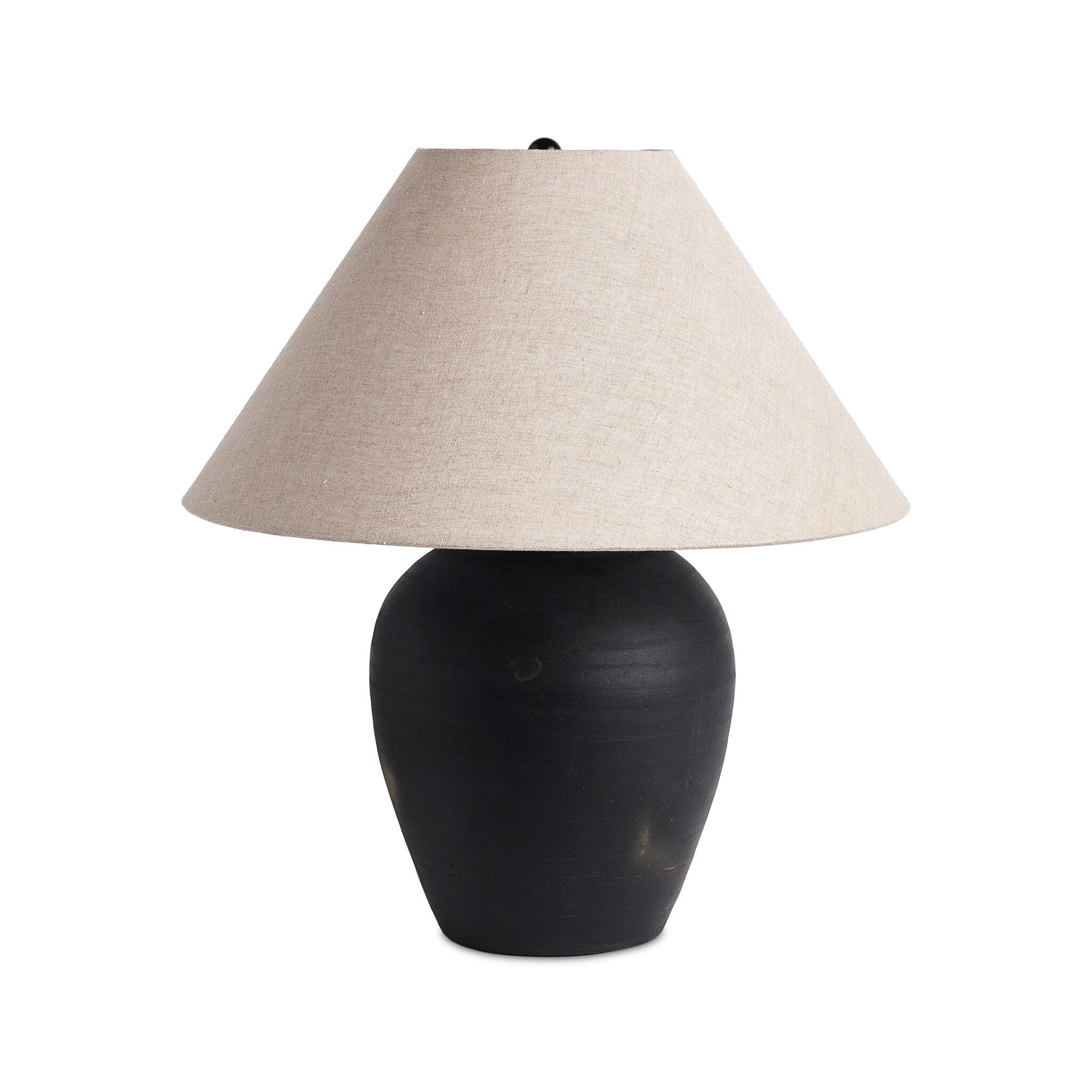 Russo Table Lamp - Aged Black Terracotta Table Lamps Four Hands Default Title    Table Lamps,https://www.oldbonesco.com,Mid Century Furniture, Furniture Sale, Old Bones Co, Mid Century Sale, Four Hands Furniture, Sale,Gus, Sale,Perigold Russo Table Lamp - Aged Black Terracotta Table Lamps Sale, Perigold Sale Russo Table Lamp - Aged Black Terracotta,Russo Table Lamp - Aged Black Terracotta Lulu and Georgia,Burke Decor Sale Russo Table Lamp - Aged Black Terracotta, open box furniture,Open Box Russo Table Lamp