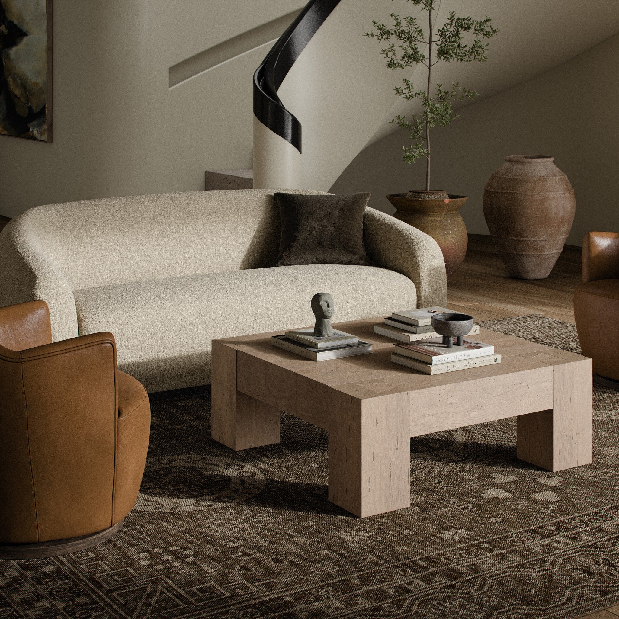 Abaso Small Square Coffee Table