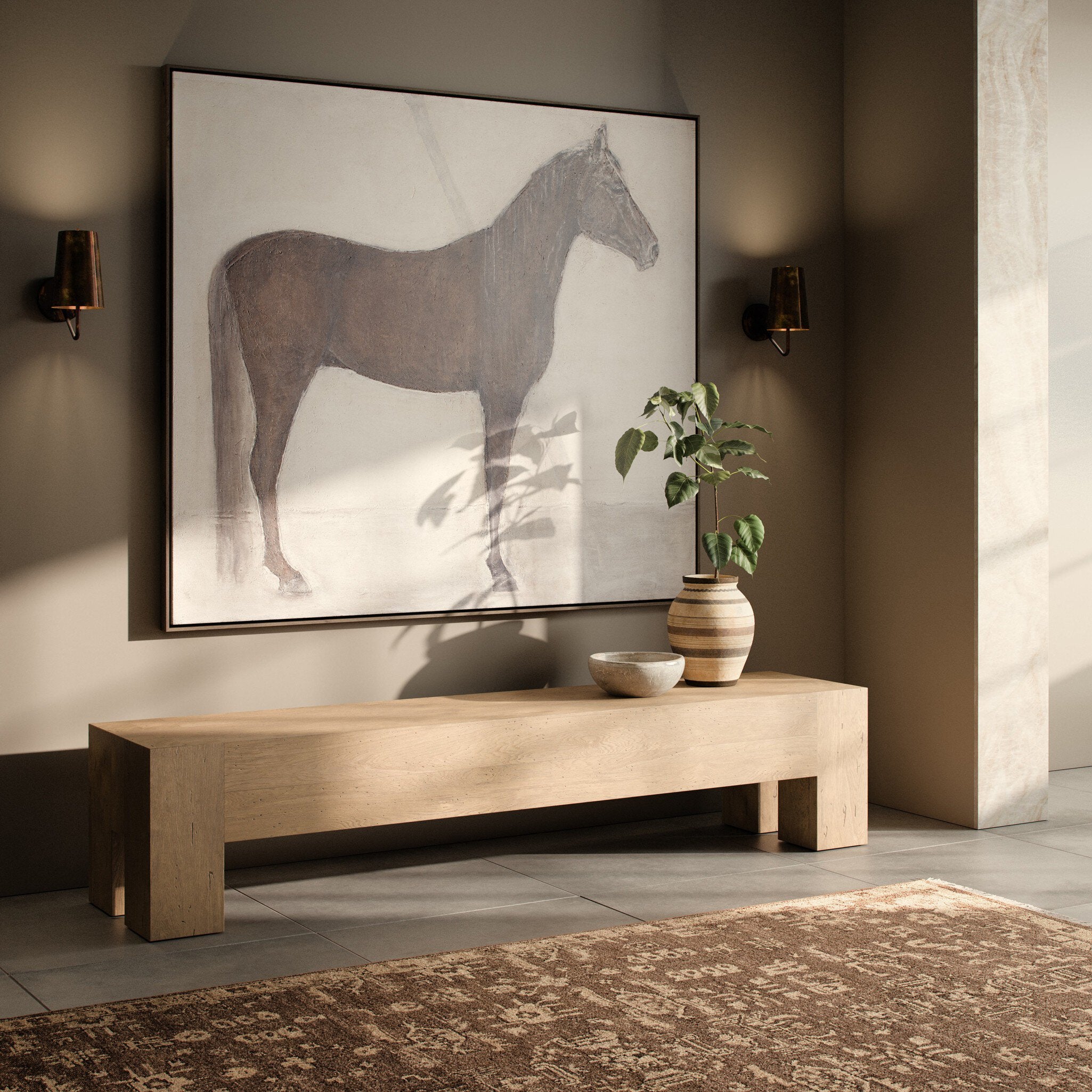 Abaso Large Accent Bench