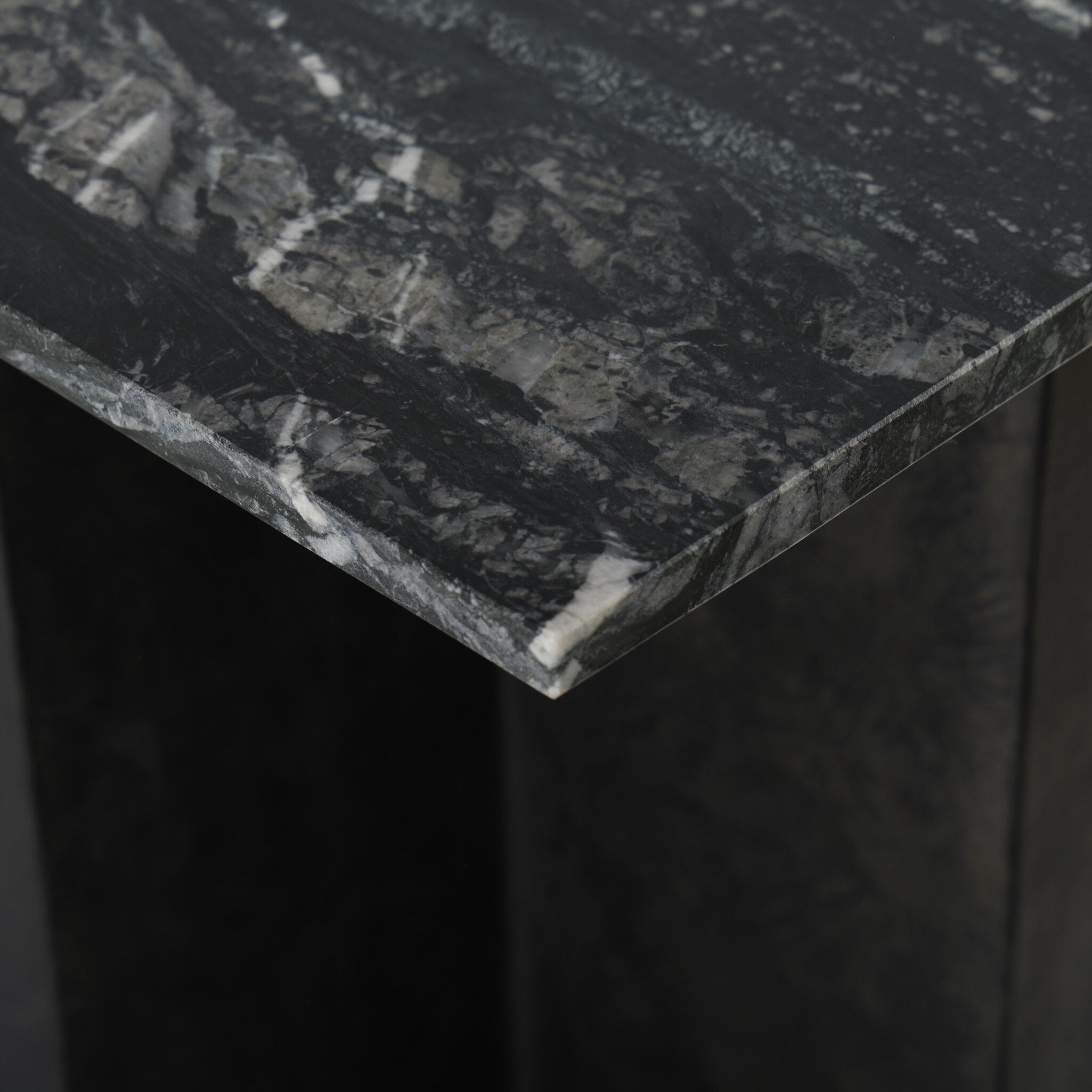 Terrell Large Console Table - Black Marble Console Tables Four Hands     Console Tables,https://www.oldbonesco.com,Mid Century Furniture, Furniture Sale, Old Bones Co, Mid Century Sale, Four Hands Furniture, Sale,Gus, Sale,Perigold Terrell Large Console Table - Black Marble Console Tables Sale, Perigold Sale Terrell Large Console Table - Black Marble,Terrell Large Console Table - Black Marble Lulu and Georgia,Burke Decor Sale Terrell Large Console Table - Black Marble, open box furniture,Open Box Terrell La