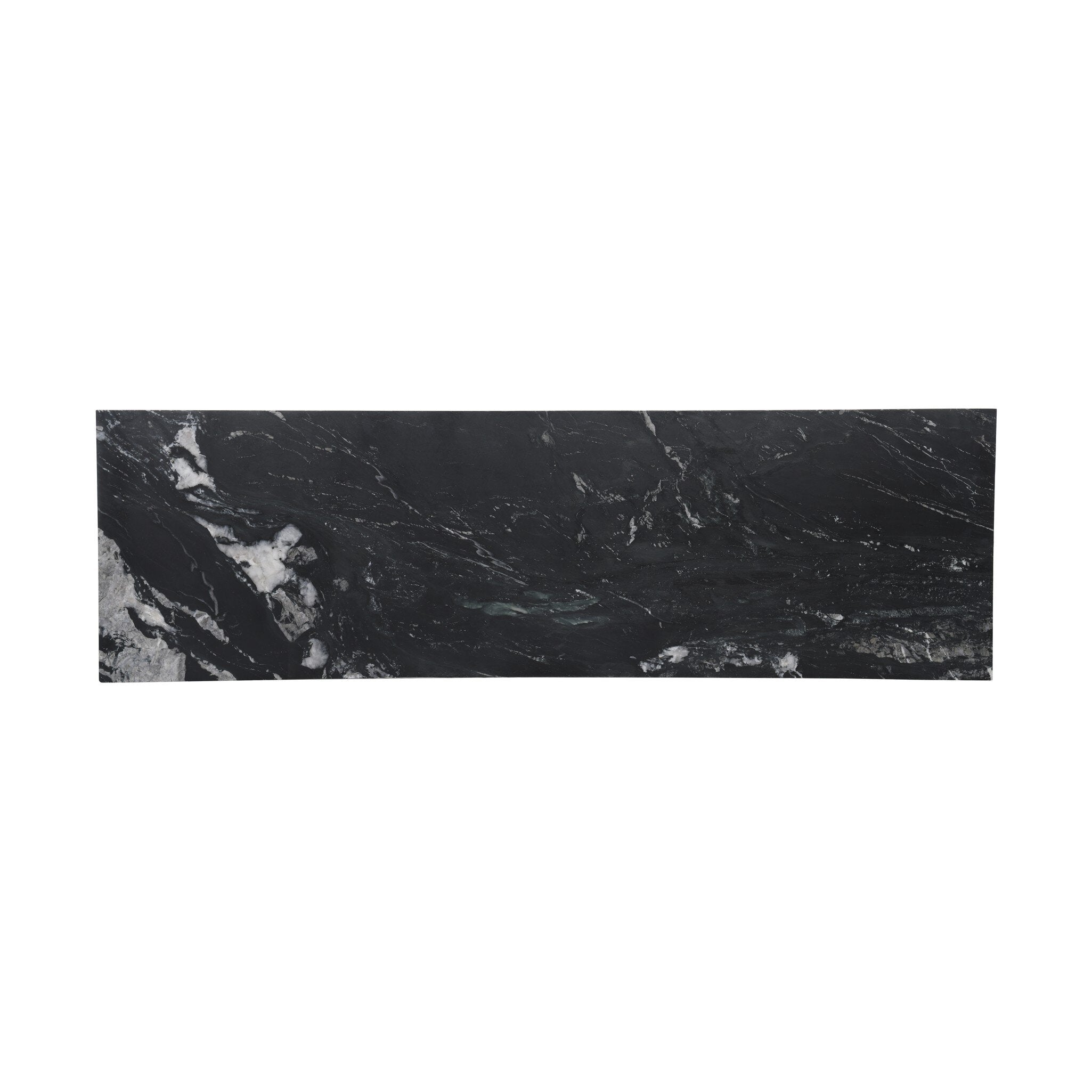 Terrell Large Console Table - Black Marble Console Tables Four Hands     Console Tables,https://www.oldbonesco.com,Mid Century Furniture, Furniture Sale, Old Bones Co, Mid Century Sale, Four Hands Furniture, Sale,Gus, Sale,Perigold Terrell Large Console Table - Black Marble Console Tables Sale, Perigold Sale Terrell Large Console Table - Black Marble,Terrell Large Console Table - Black Marble Lulu and Georgia,Burke Decor Sale Terrell Large Console Table - Black Marble, open box furniture,Open Box Terrell La