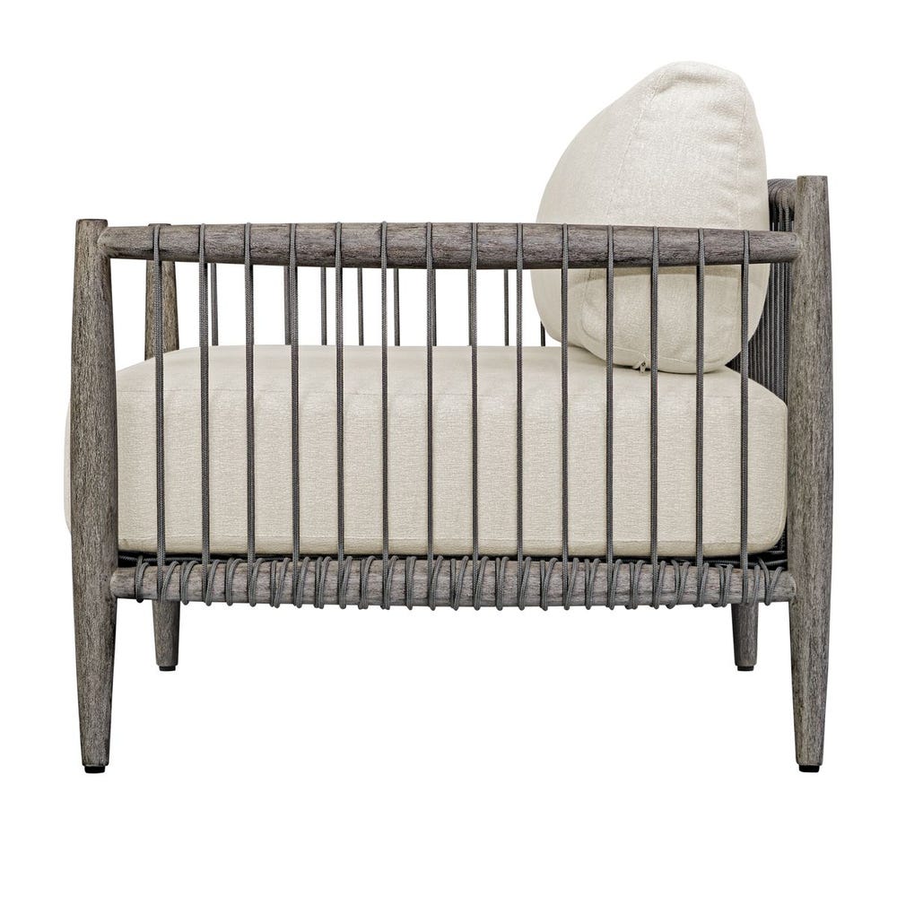 Uttermost Borneo White Outdoor Lounge Chair