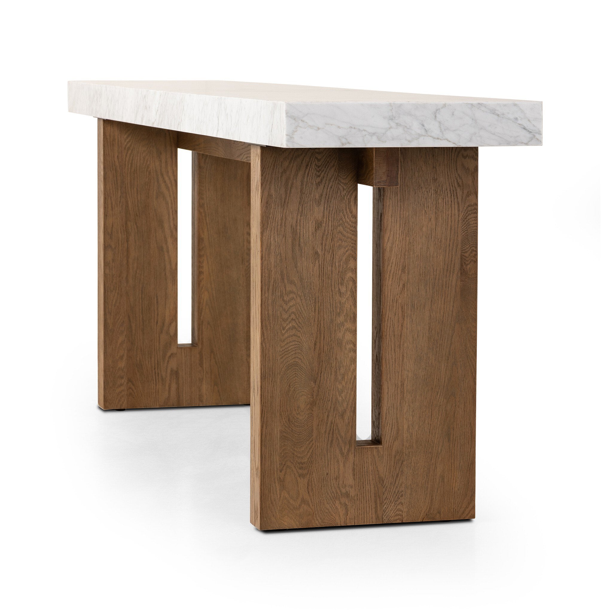 Olympia Console Table - White Carrara Marble Console Tables Four Hands     Console Tables,https://www.oldbonesco.com,Mid Century Furniture, Furniture Sale, Old Bones Co, Mid Century Sale, Four Hands Furniture, Sale,Gus, Sale,Perigold Olympia Console Table - White Carrara Marble Console Tables Sale, Perigold Sale Olympia Console Table - White Carrara Marble,Olympia Console Table - White Carrara Marble Lulu and Georgia,Burke Decor Sale Olympia Console Table - White Carrara Marble, open box furniture,Open Box 