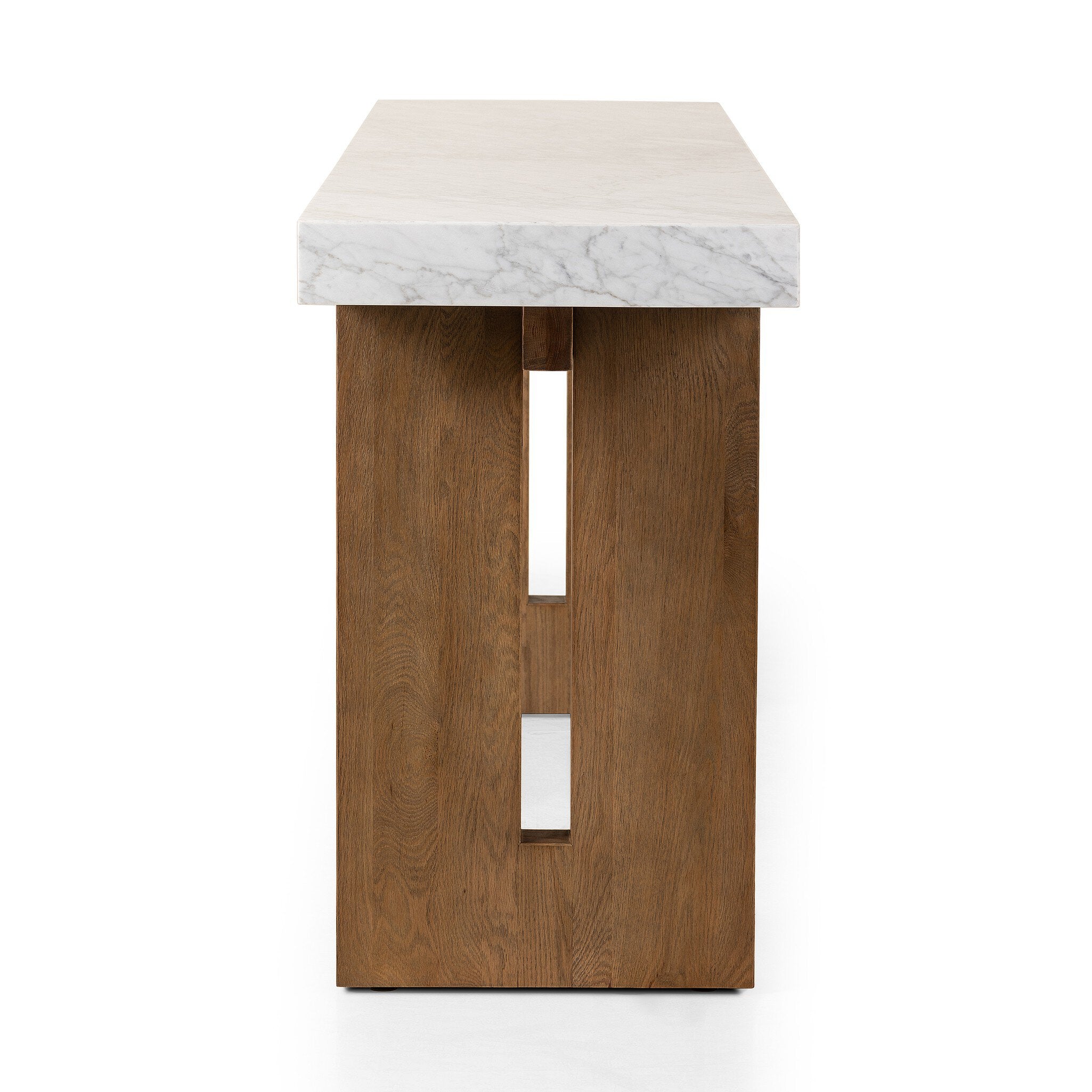 Olympia Console Table - White Carrara Marble Console Tables Four Hands     Console Tables,https://www.oldbonesco.com,Mid Century Furniture, Furniture Sale, Old Bones Co, Mid Century Sale, Four Hands Furniture, Sale,Gus, Sale,Perigold Olympia Console Table - White Carrara Marble Console Tables Sale, Perigold Sale Olympia Console Table - White Carrara Marble,Olympia Console Table - White Carrara Marble Lulu and Georgia,Burke Decor Sale Olympia Console Table - White Carrara Marble, open box furniture,Open Box 