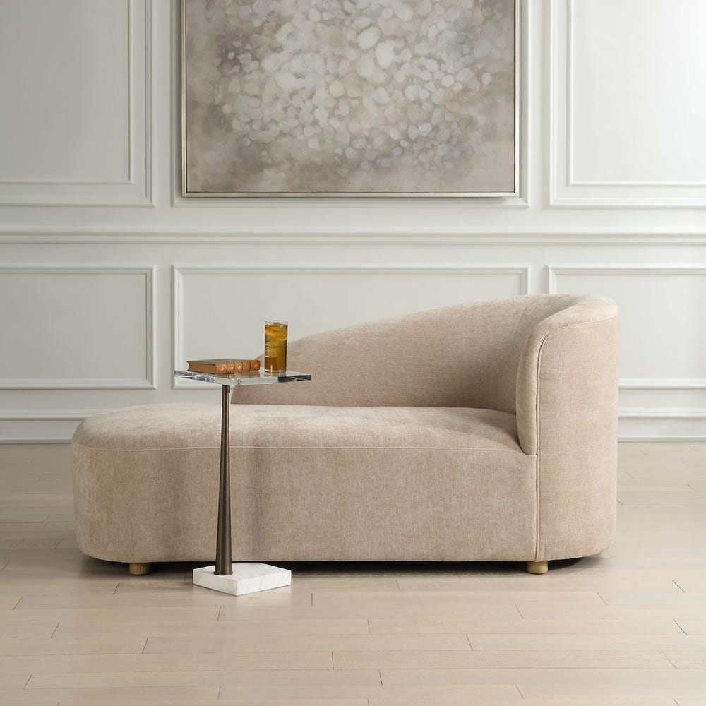 Uttermost Fae Arm Chaise Lounge